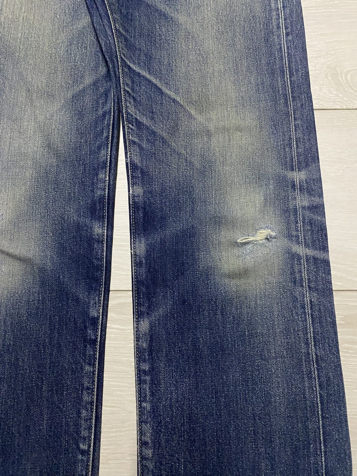 Japanese Brand Vintagw Japanese Uniqlo Selvedge Mud Wash Straight Fit Jeans Size US 28 / EU 44 - 8 Thumbnail
