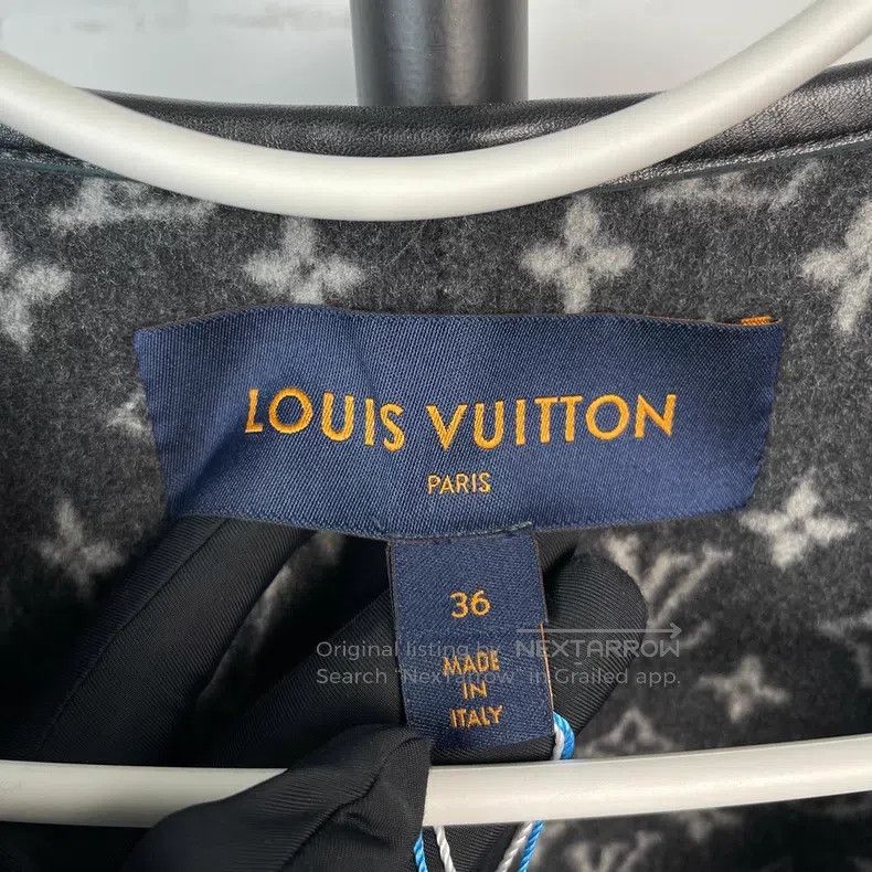 Louis Vuitton Louis Vuitton Grey wool blend with logo inside jacket Size XS / US 0-2 / IT 36-38 - 6 Thumbnail