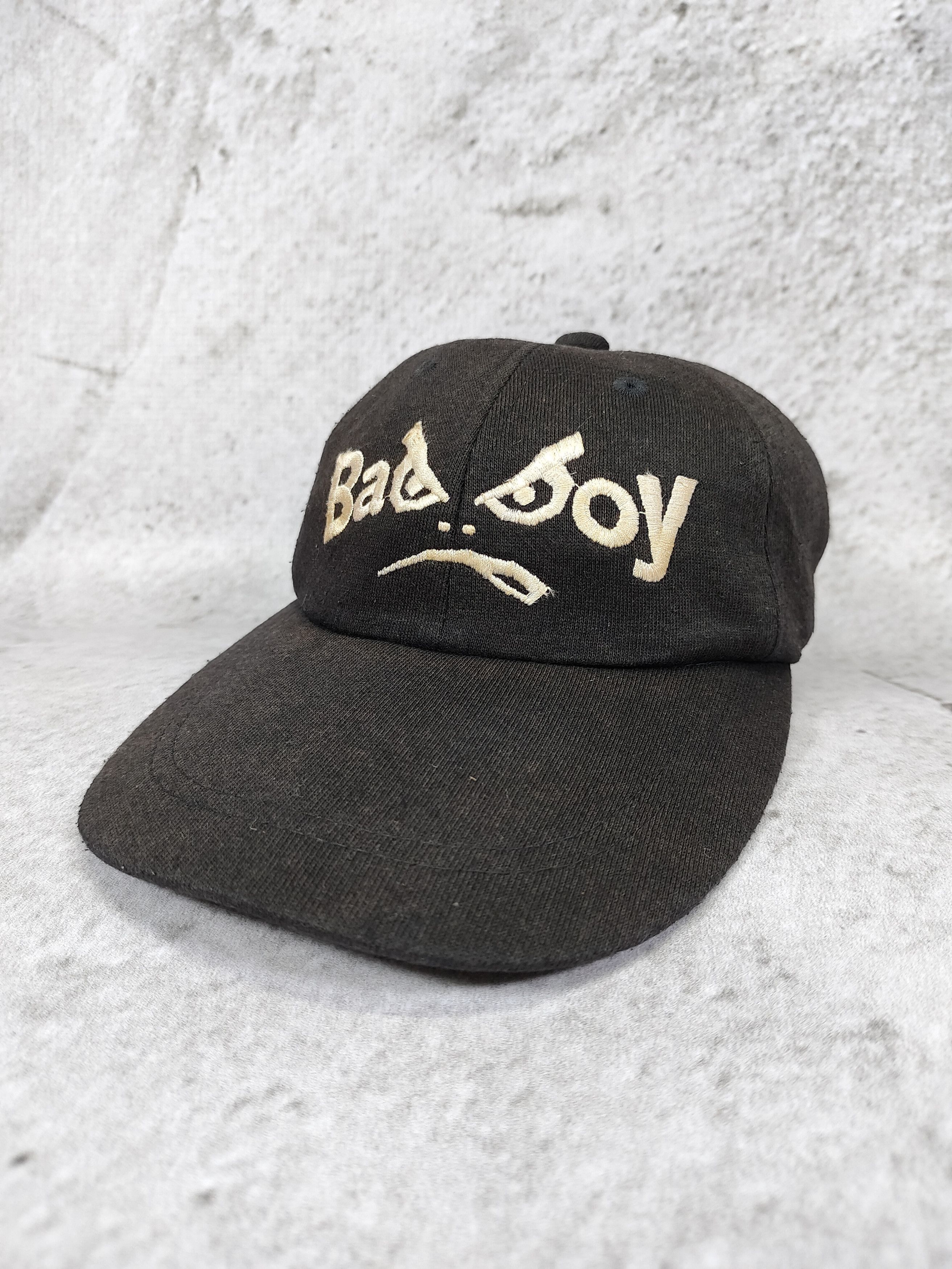 Vintage 90s Bad Boy-Y2K Streetwear Angry Eyes Embroidered Logo Cap Size ONE SIZE - 2 Thumbnail