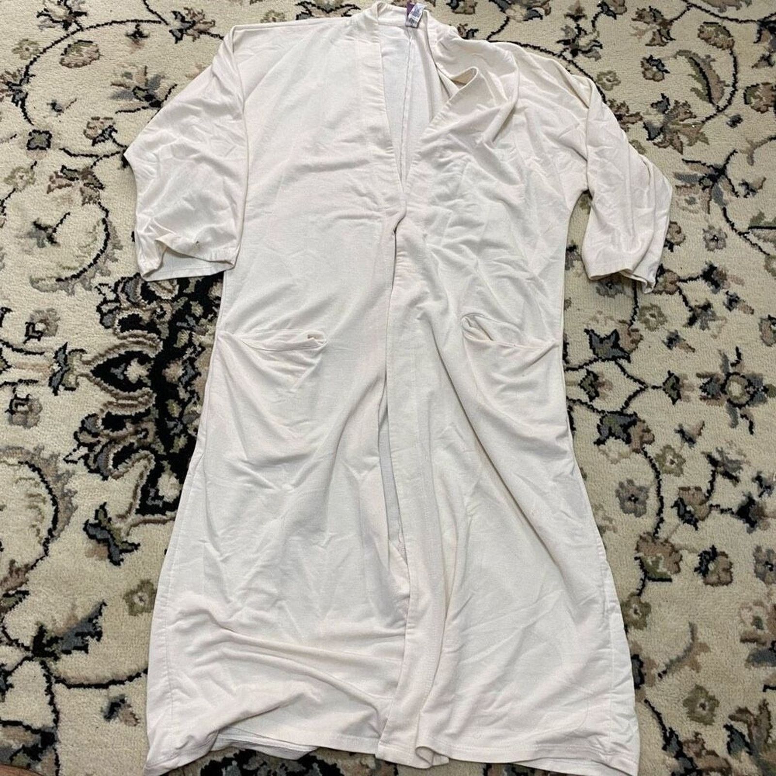 Other Adore Me cream house coat | Sz S Size S / US 4 / IT 40 - 2 Thumbnail
