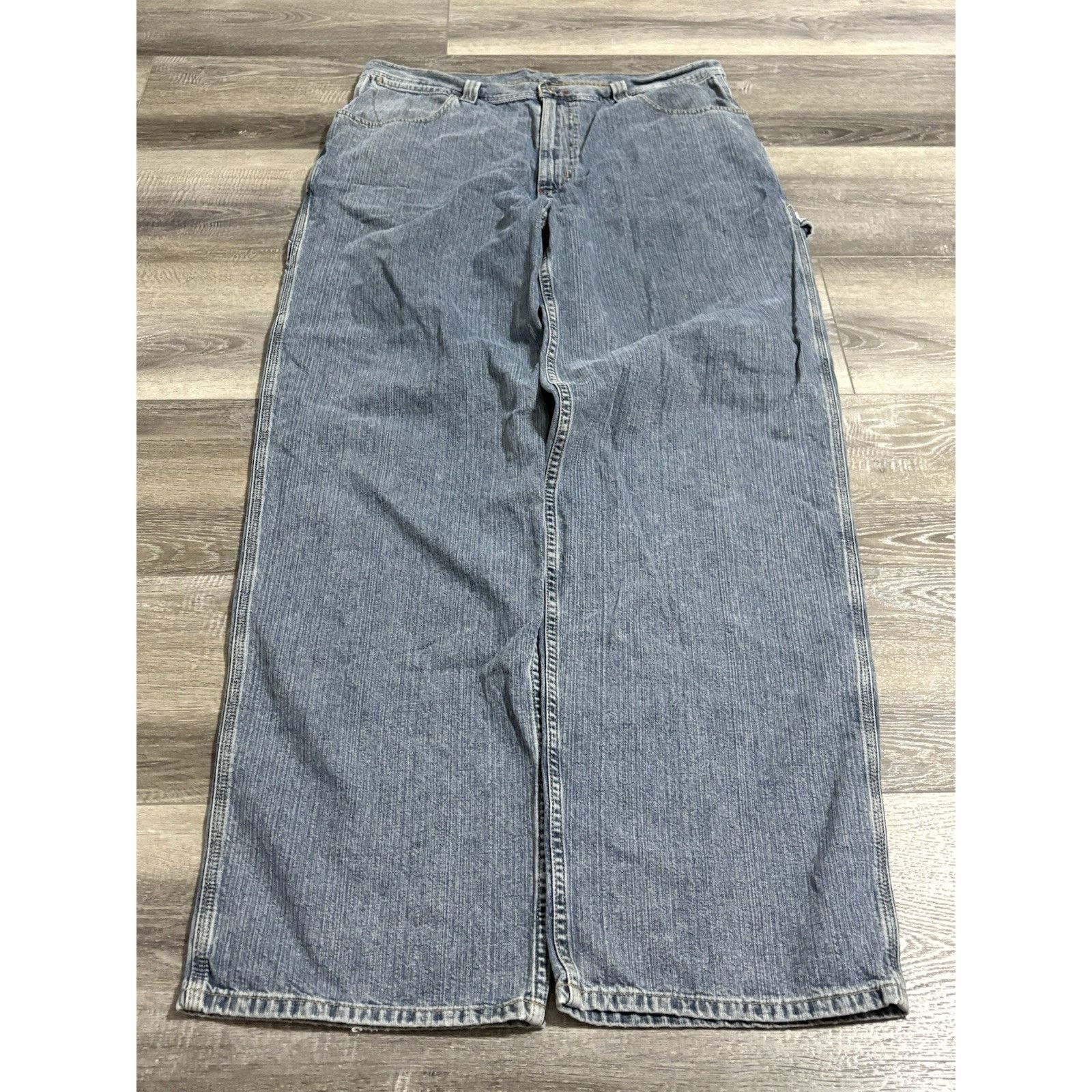 Tommy Hilfiger Tommy Hilfiger Logo Carpenter Baggy Wide Leg Jeans Men 38x37 Size US 38 / EU 54 - 4 Thumbnail