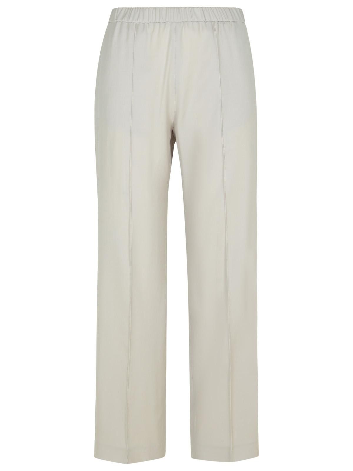 Fabiana Filippi FABIANA FILIPPI Grey Virgin Wool Trousers Size 28" / US 6 / IT 42 - 1 Thumbnail