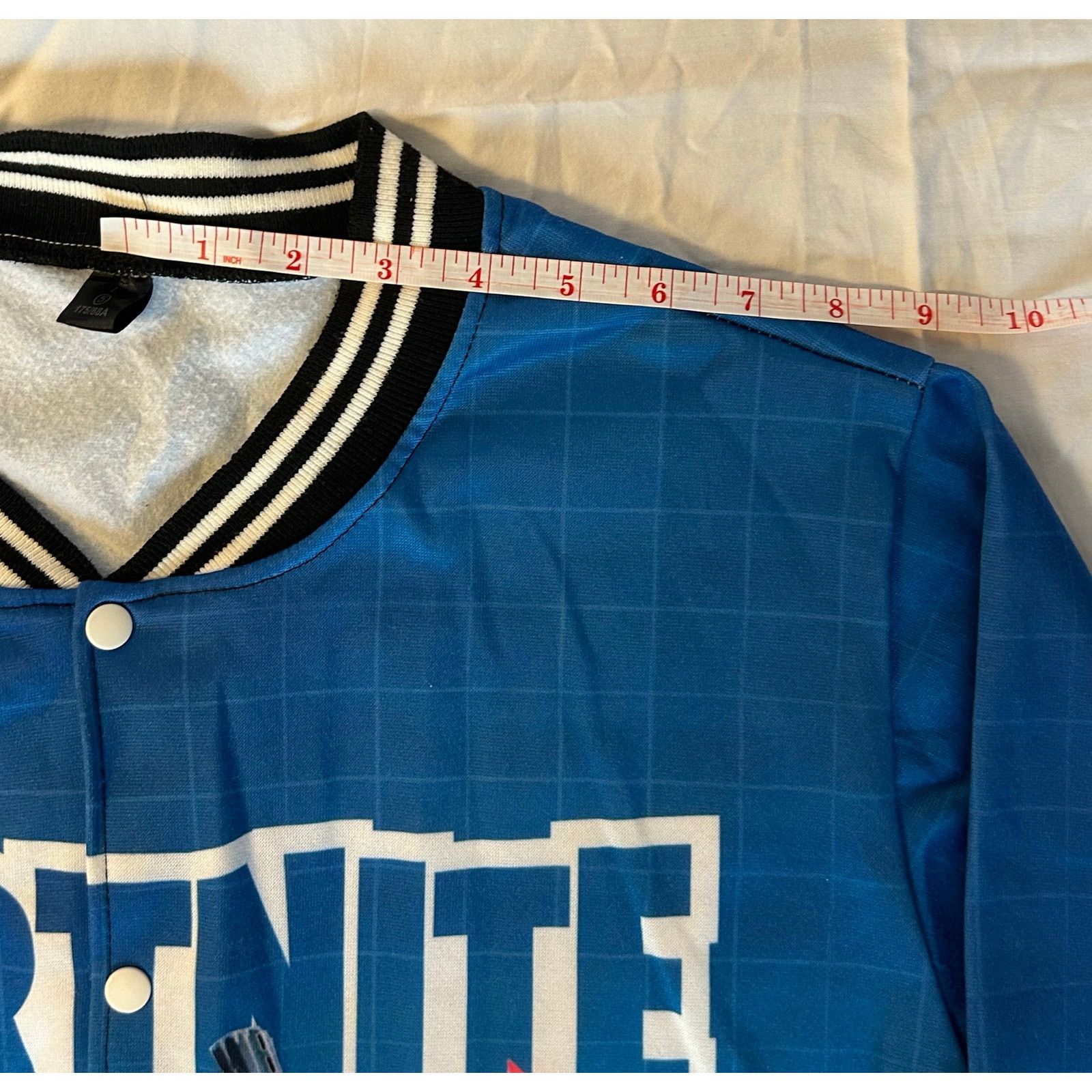 Other Epic Fortnite Squad Varsity Button-Up Jacket - L (175/88A) Size US L / EU 52-54 / 3 - 6 Thumbnail