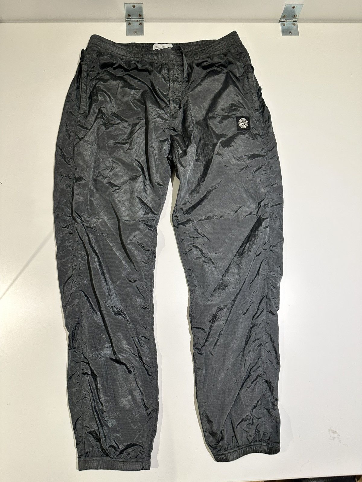 Stone Island Stone Island Metal Nylon Track Pants - Dark Green Size US 34 / EU 50 - 1 Thumbnail