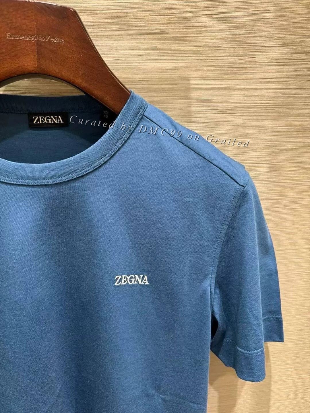 Ermenegildo Zegna Zegna Men's Short-Sleeve T-Shirt Size US L / EU 52-54 / 3 - 4 Thumbnail