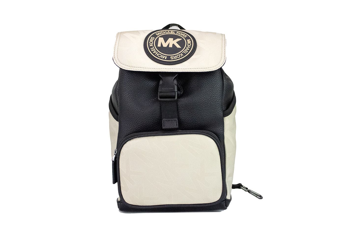 Michael Kors Cooper Medium Brown Signature Neon Stripe Backpack Sling Pack  Bag 