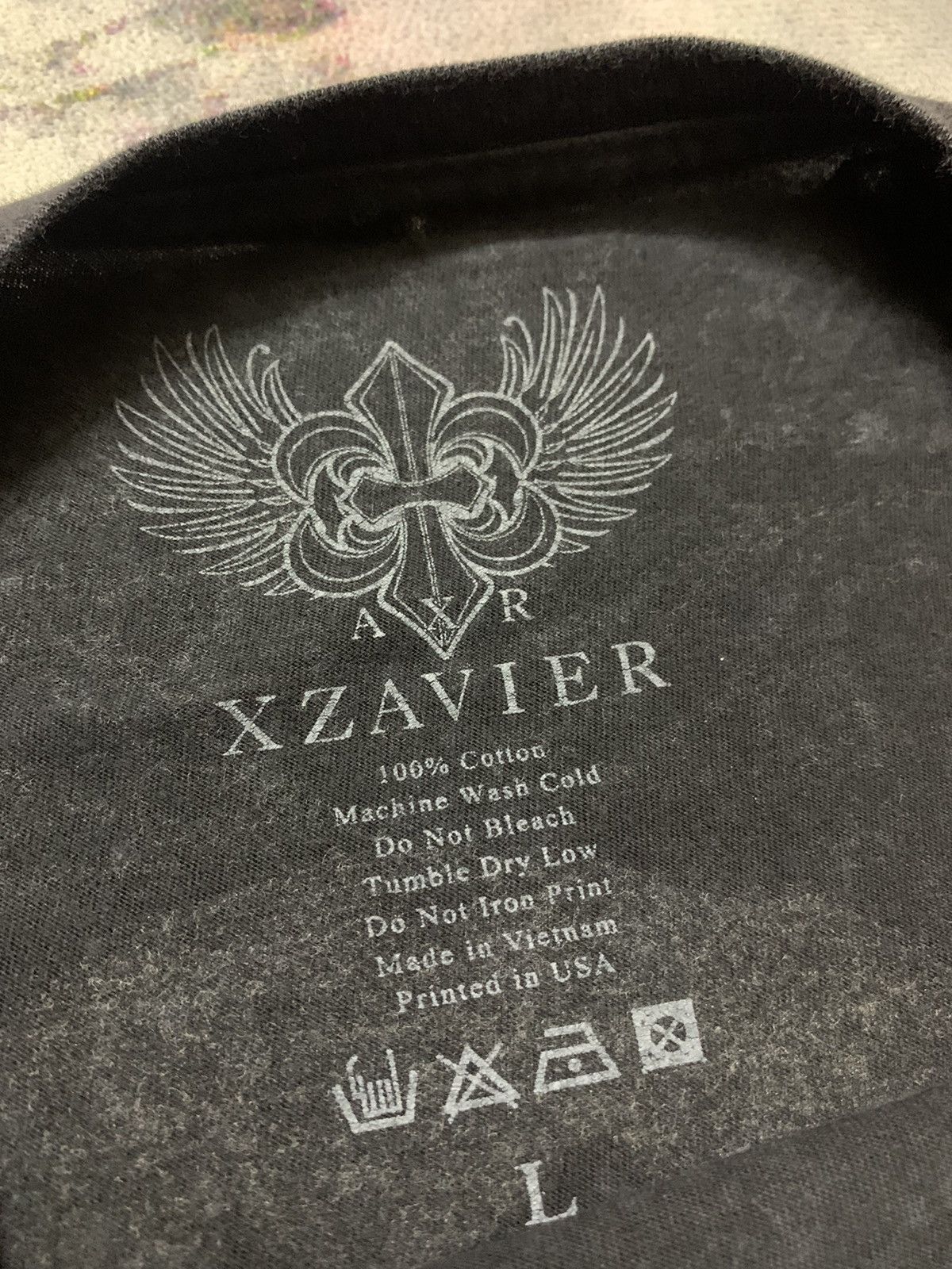 Affliction Xzavier Goth Grunge Graphic Skull MMA Archaic Size US M / EU 48-50 / 2 - 7 Thumbnail