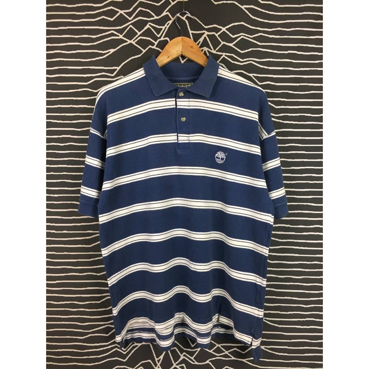 Timberland Timberland Embroidered Logo Striped Polo Tee Size US L / EU 52-54 / 3 - 1 Thumbnail