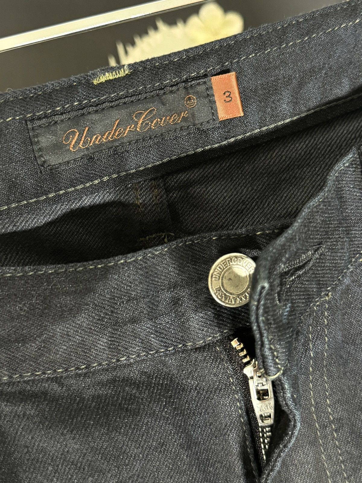 Undercover SS07 "Purple" Lightning Bolt Selvedge Denim/Jeans Size US 31 - 6 Thumbnail