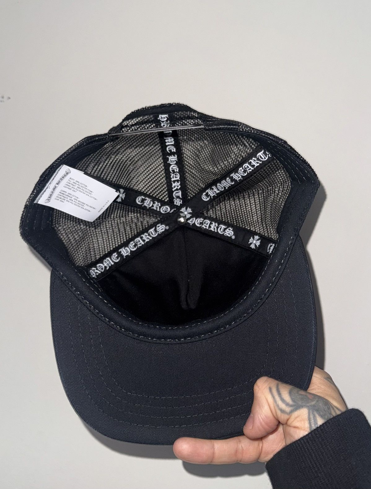 Chrome Hearts Mohair triple cross hat Size ONE SIZE - 3 Thumbnail