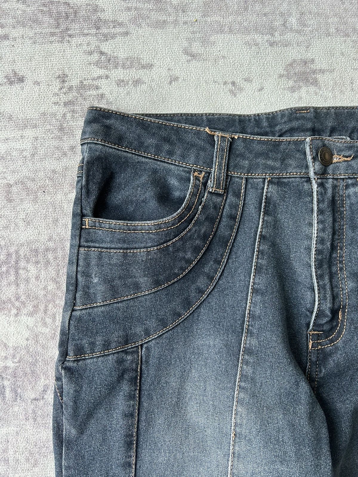 14th Addiction Flared Punk Rock Design Jeans Size US 30 / EU 46 - 5 Thumbnail