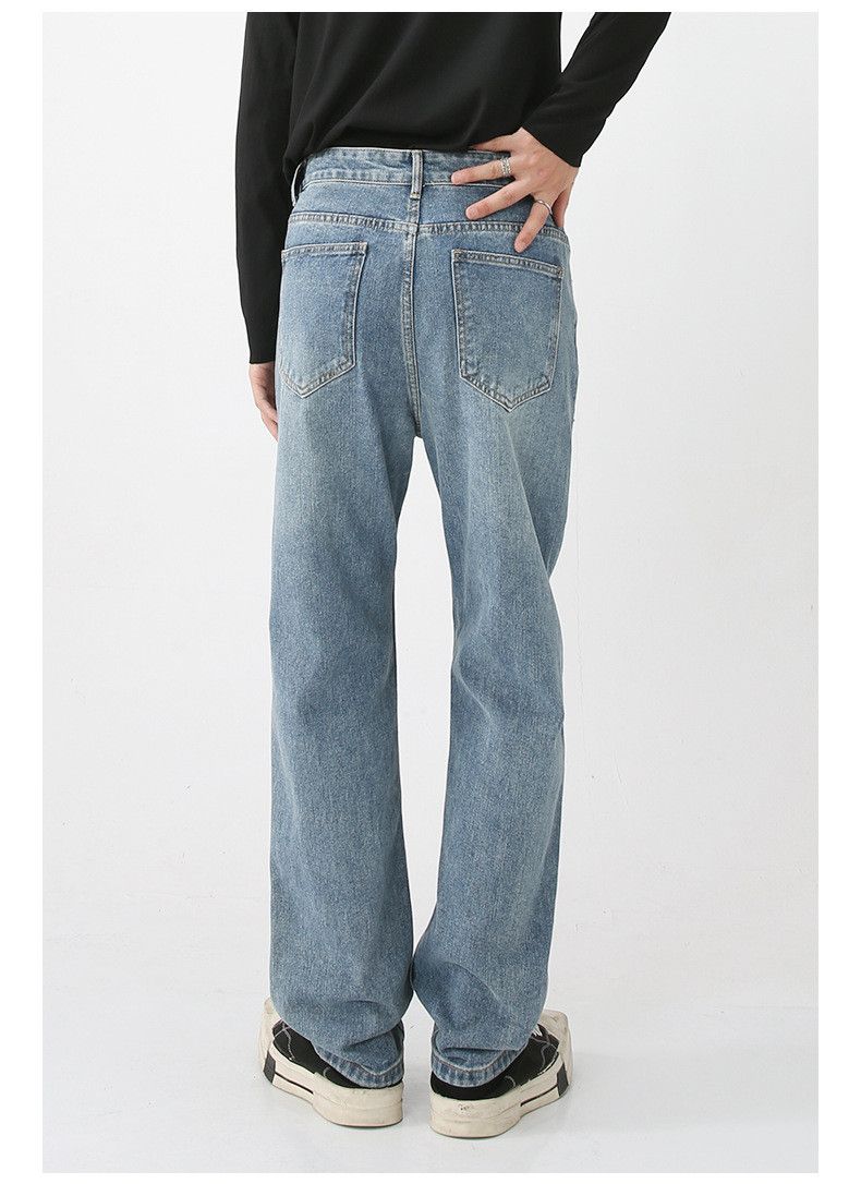 Japanese Brand × Jean Japanese light blue washed straight jeans loose Size US 32 / EU 48 - 2 Thumbnail