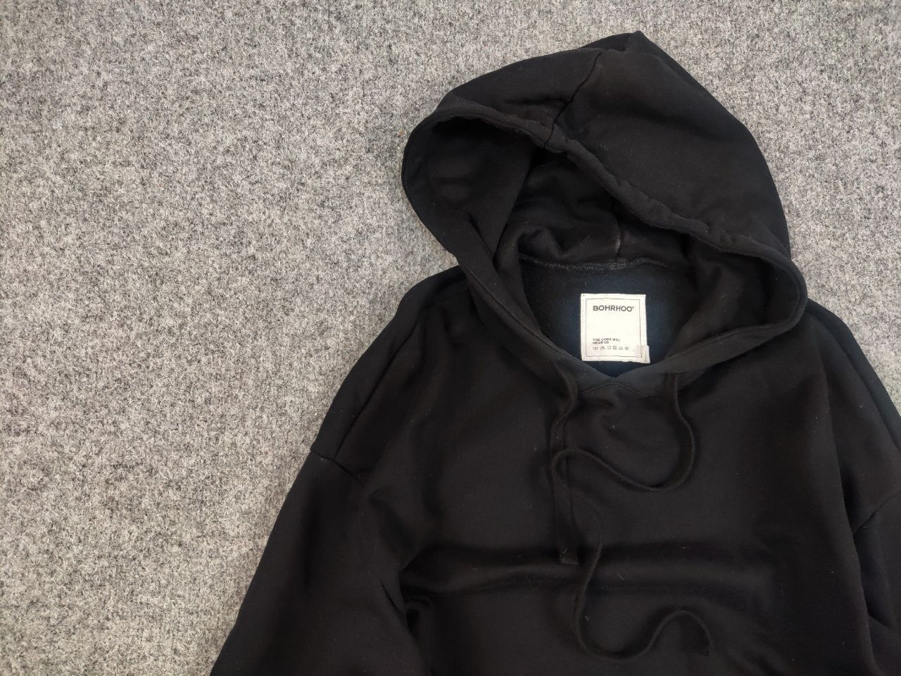 Japanese Brand Bohrhoo Japanese Oversized Black Hooded Avant Garde Size US S / EU 44-46 / 1 - 12 Thumbnail