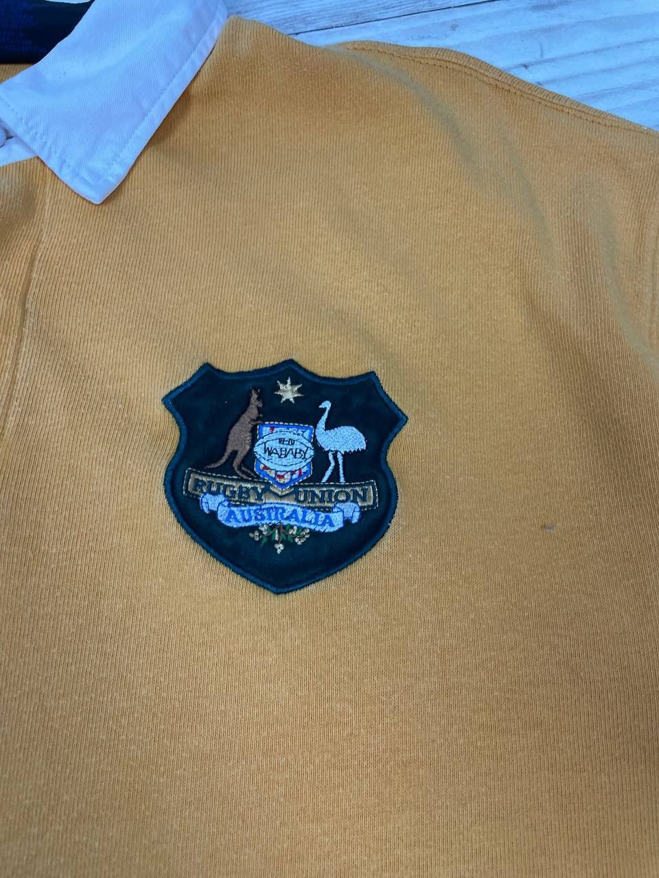 Vintage Wallabies Rugby Union Australia 2002 Polo Shirt Jersey Size US M / EU 48-50 / 2 - 5 Thumbnail