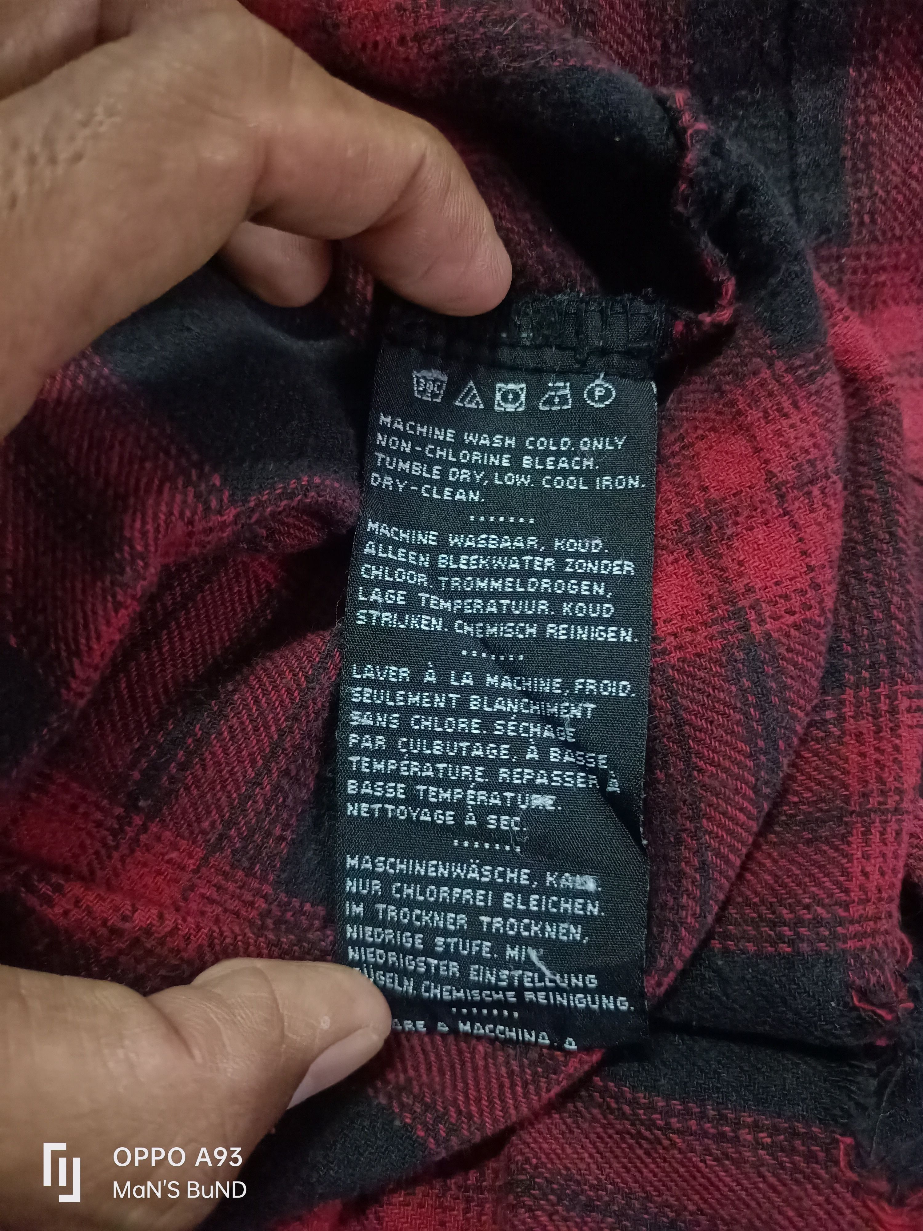 Flannel × Harley Davidson × Vintage HARLEY DAVIDSON Men's Red Plaid Flannel Slim Fit 99023-16VM Size US XL / EU 56 / 4 - 20 Thumbnail