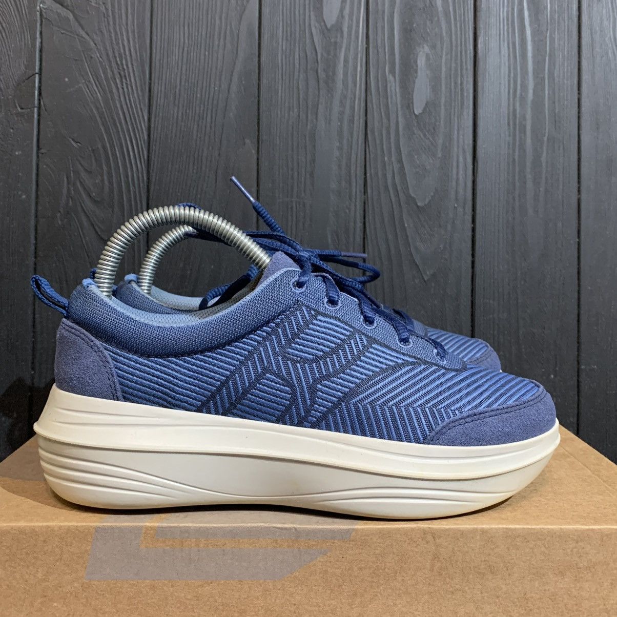 Kybun Kubun WomenS Bauma Comfort Shoes Size 37 Eu 7 Us 4 Uk 23.5 in Blue, Women's