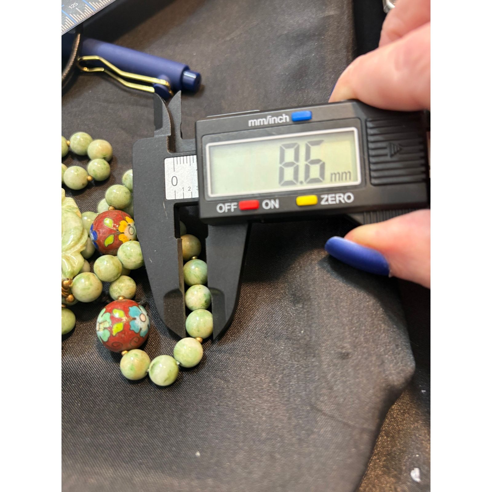 Other Vintage Chinese Nephrite Jade Pendant Necklace Cloisonne Size ONE SIZE - 14 Thumbnail
