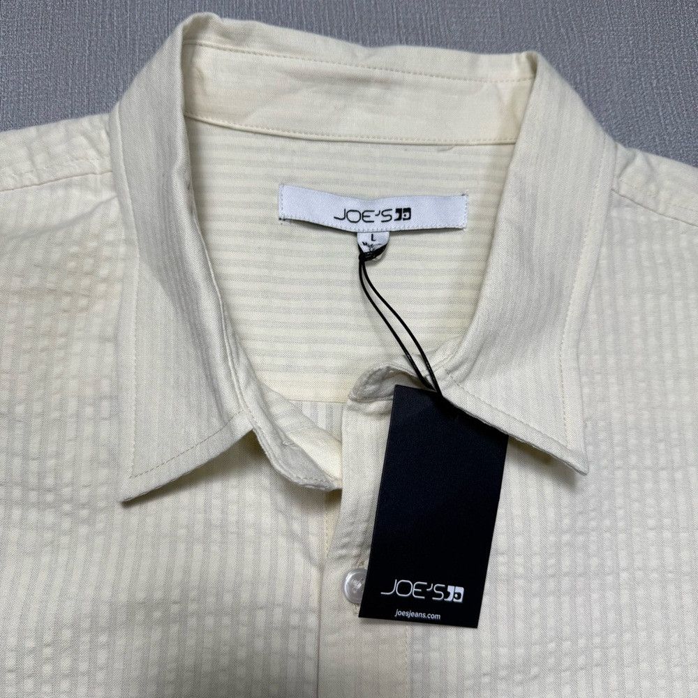 Joe's NWT New $148 Joe's Cotton Seersucker Short Sleeve Button-Up Size US L / EU 52-54 / 3 - 4 Thumbnail