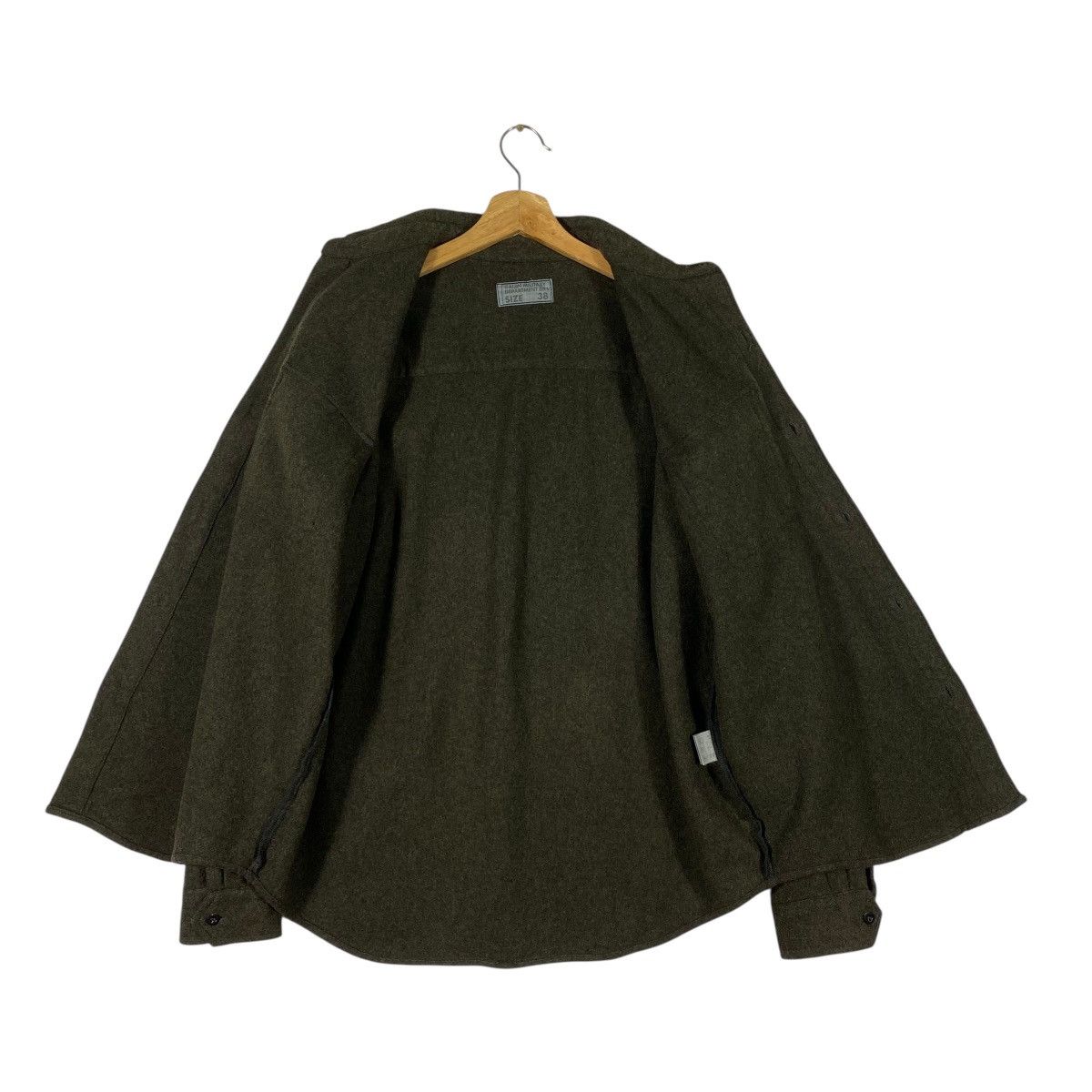 Japanese Brand Vintage Gaijin Military Dapartment Wool Shirt Size 38 Size US M / EU 48-50 / 2 - 5 Thumbnail