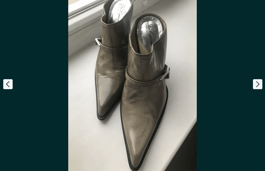 Les Copains Leather pointed toe mules us sz 7.5 / eur 38 Size US 7.5 / IT 37.5 - 5 Thumbnail