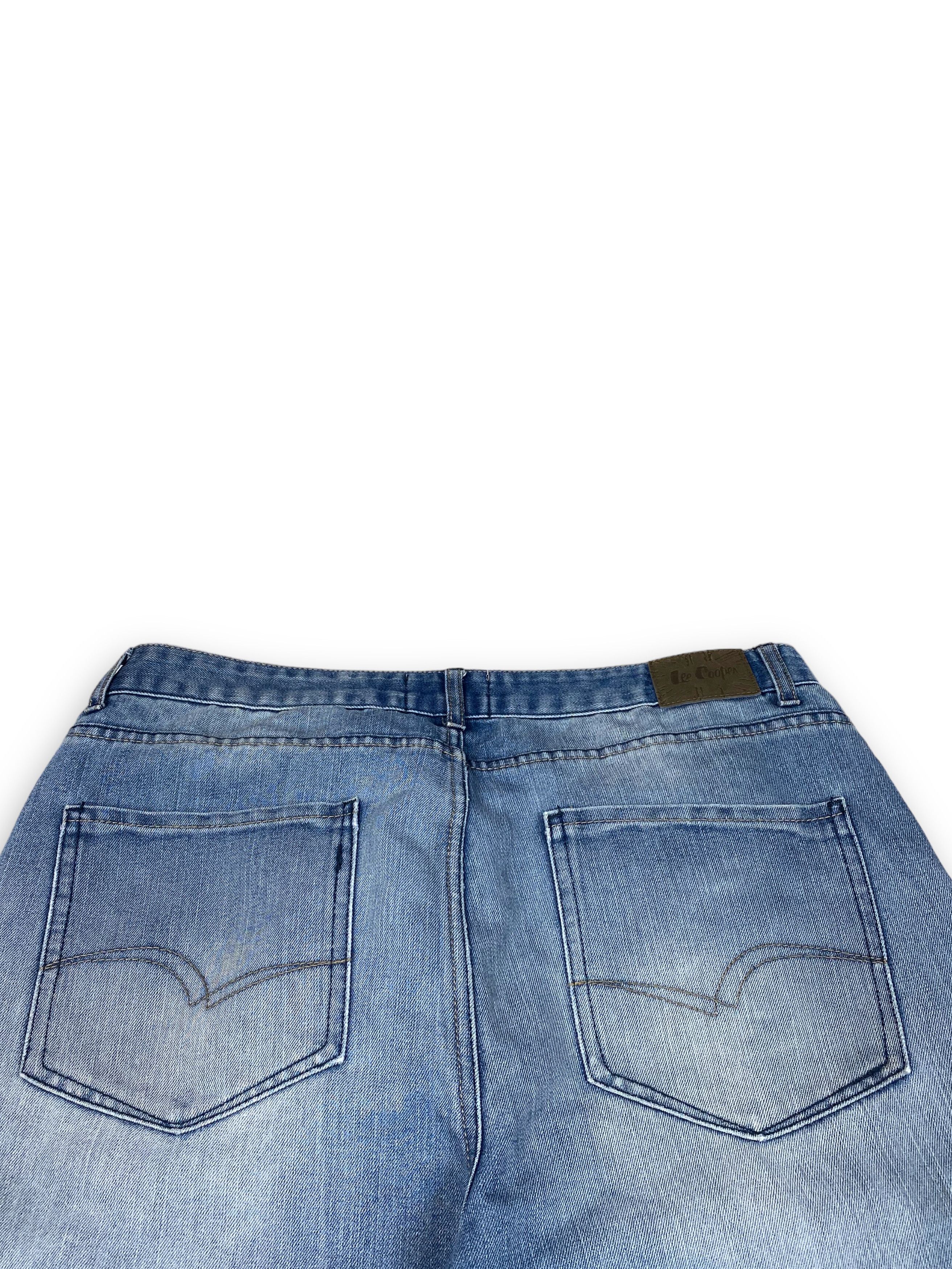 Jean Vintage LEE COOPER Distressed Light Washed Blue Jeans M686 Size US 35 - 14 Thumbnail