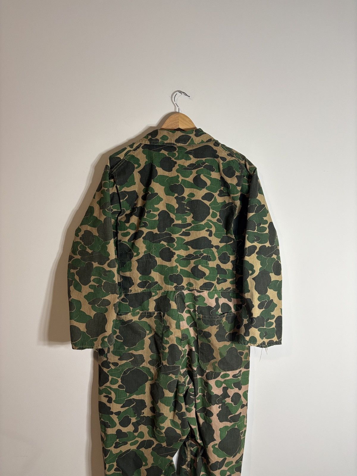 Other Vintage Bullseye Bill Duck Camo Water Repellent Coveralls XL Size US 42 / EU 58 - 5 Thumbnail