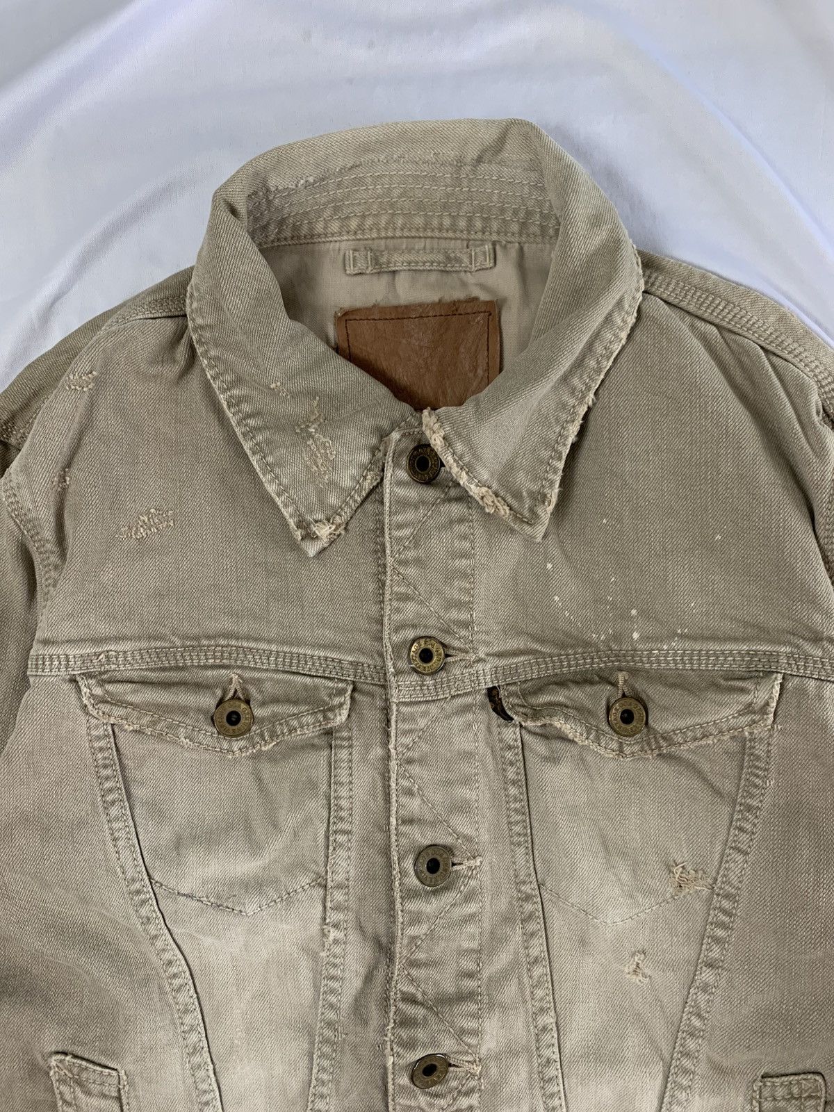 GOA Vintage goa japan trucker jeans distressed Size US M / EU 48-50 / 2 - 3 Thumbnail