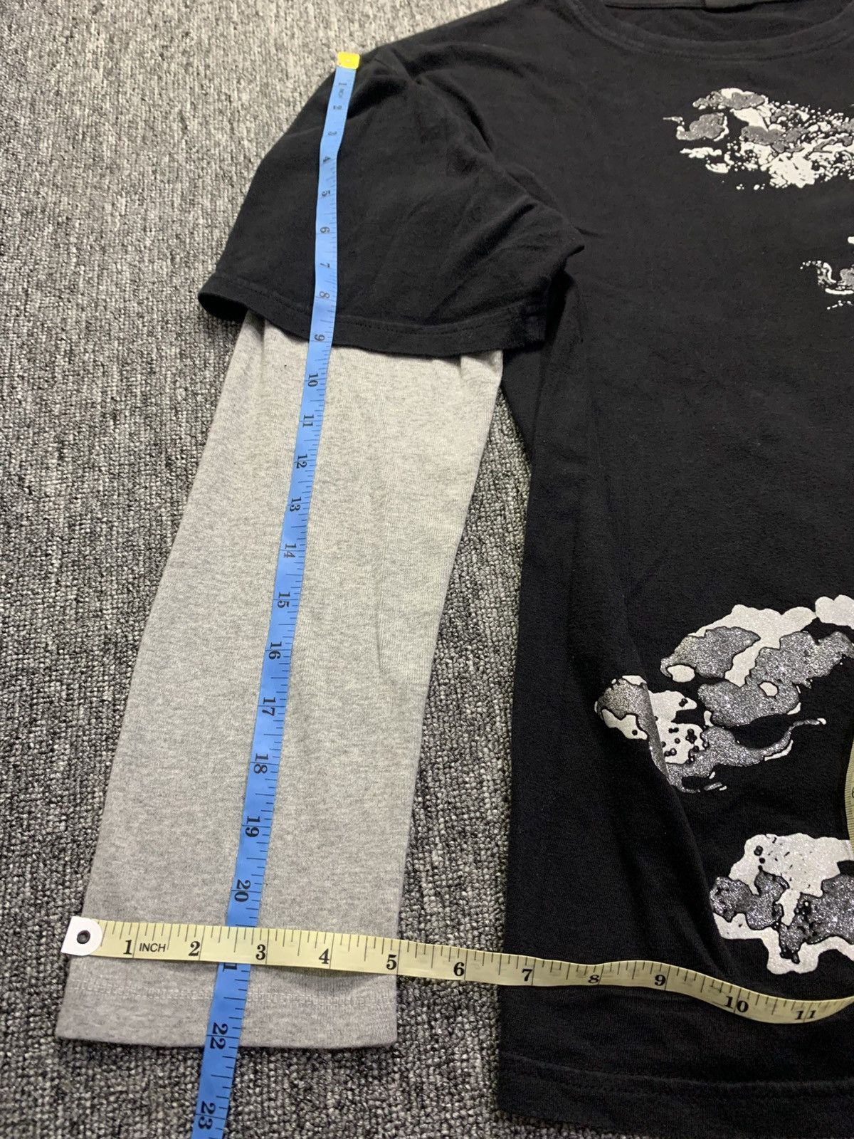 Japanese Brand Vint Ageproouct Japan Dragon Art Double Layers Long Sleeve Size US XL / EU 56 / 4 - 7 Thumbnail
