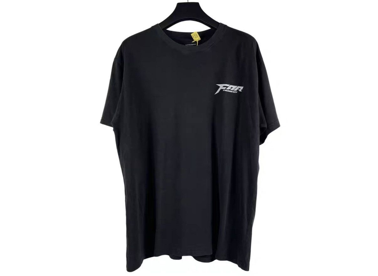 FAR FROM WHAT Far Archive Vintage Print Oversized T‑shirt J31 Size US XS / EU 42 / 0 - 1 Thumbnail