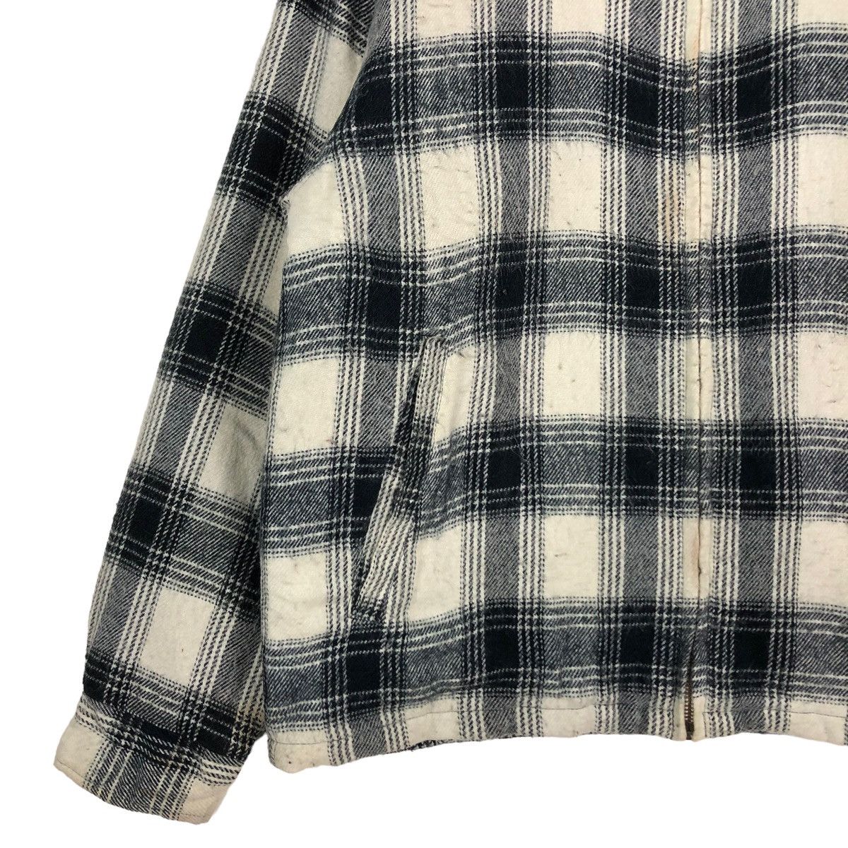 Flannel 🔥VINTAGE FLANNEL WOOL ZIPPER JACKET KEARNEY HOUSE JAPAN Size US M / EU 48-50 / 2 - 4 Thumbnail