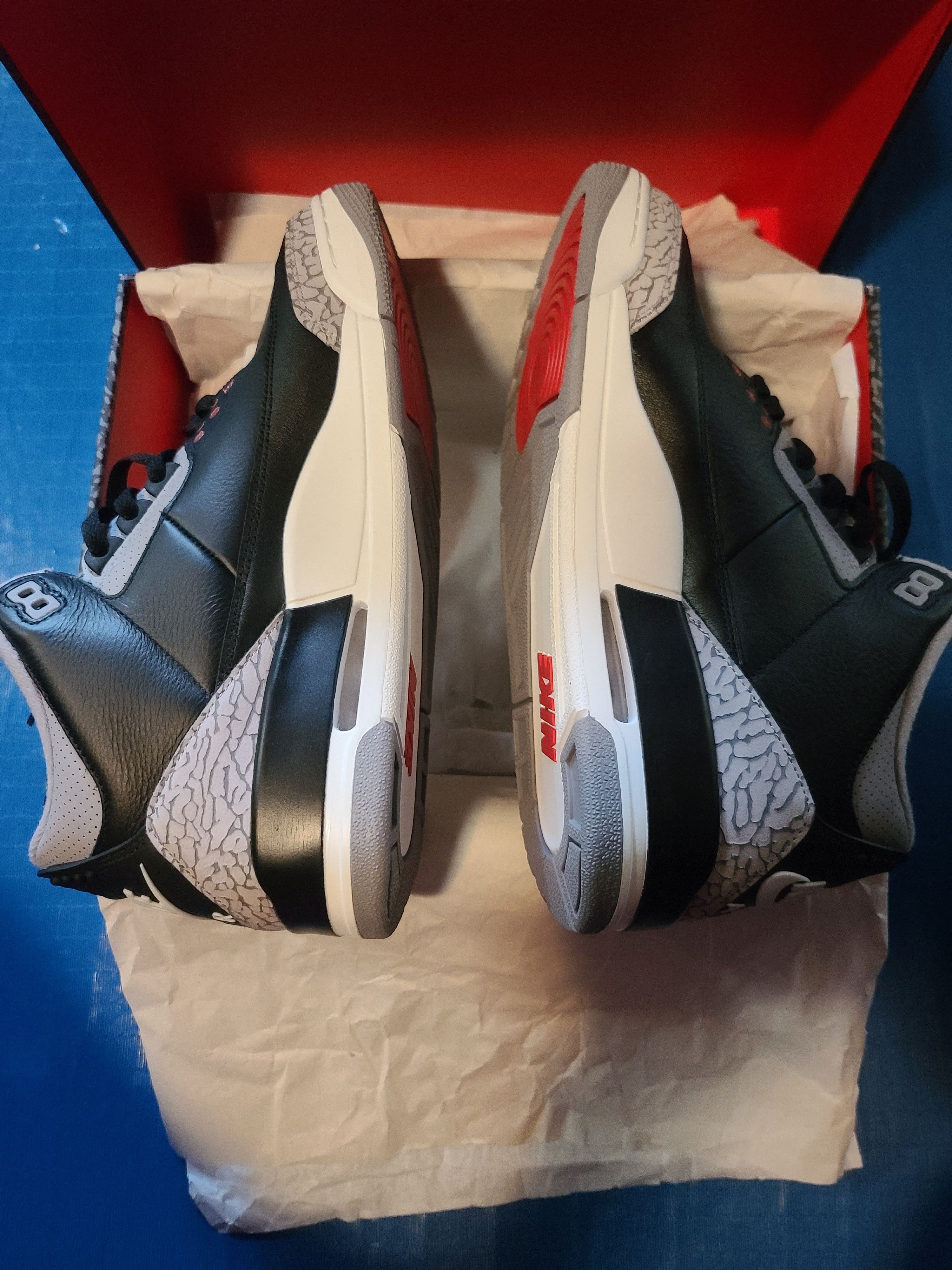 Jordan Brand Black Cement 3s Size US 9.5 / EU 42-43 - 8 Thumbnail