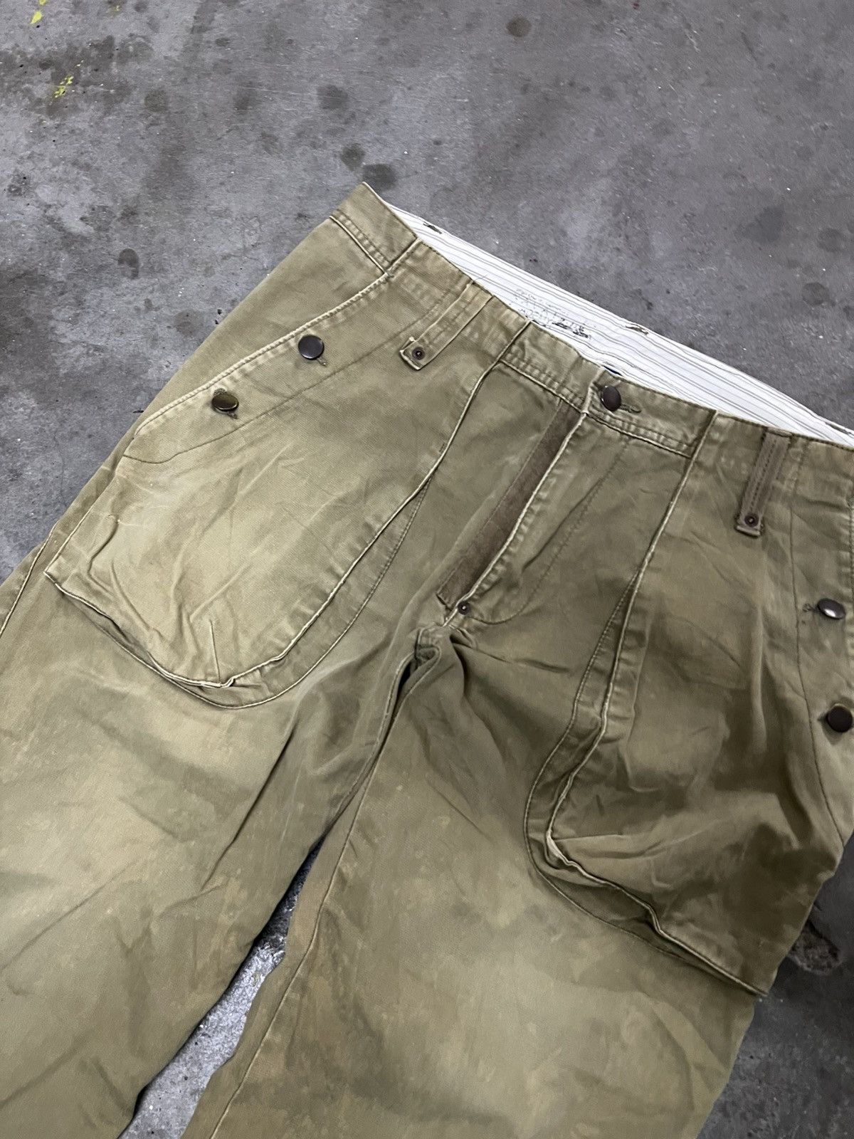 Designer × Japanese Brand BUSH PANT FADED BROWN BY H&M DENIM PANT Size US 34 / EU 50 - 10 Thumbnail