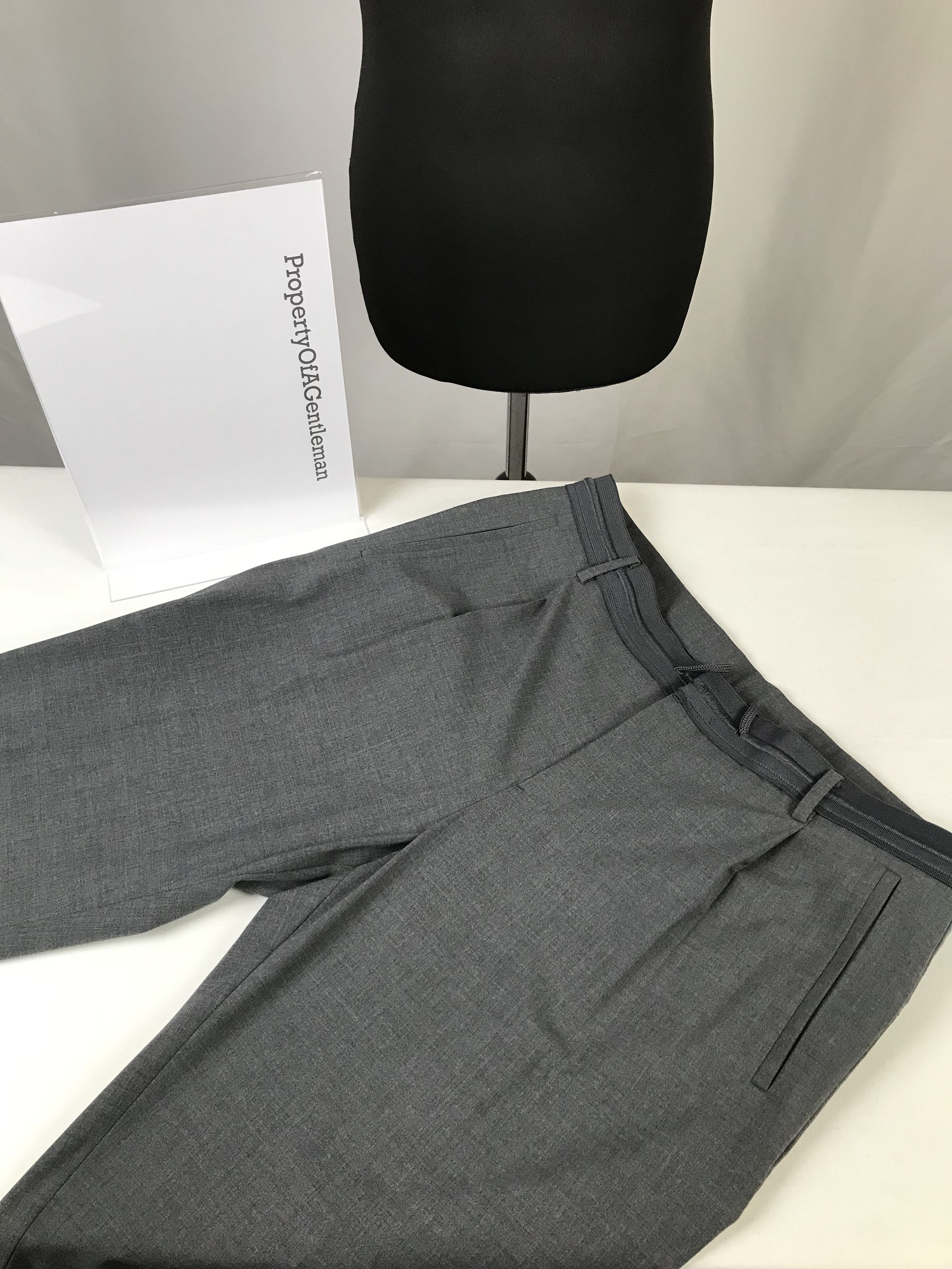 Wooyoungmi Men's Grey Wooyoungmi Smart Trousers Size US 34 / EU 50 - 1 Thumbnail