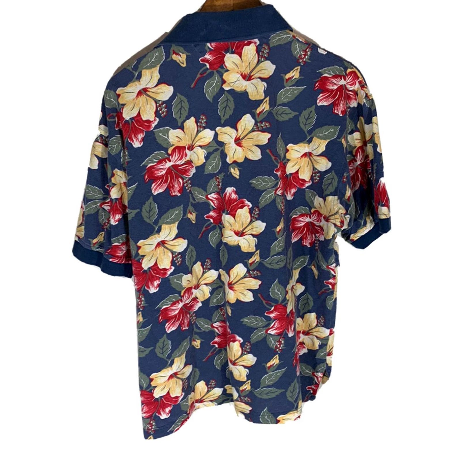 Tommy Hilfiger Tommy Hilfiger Men's Golf Polo Medium Multicolor Floral Size US M / EU 48-50 / 2 - 4 Thumbnail