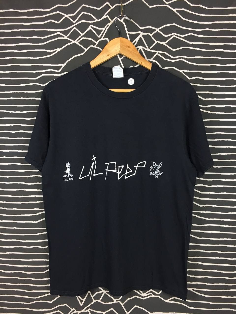 Lil Peep Lil Peep Cry Baby Bart Simpson Hell Boy Rap Tee Size US M / EU 48-50 / 2 - 2 Thumbnail