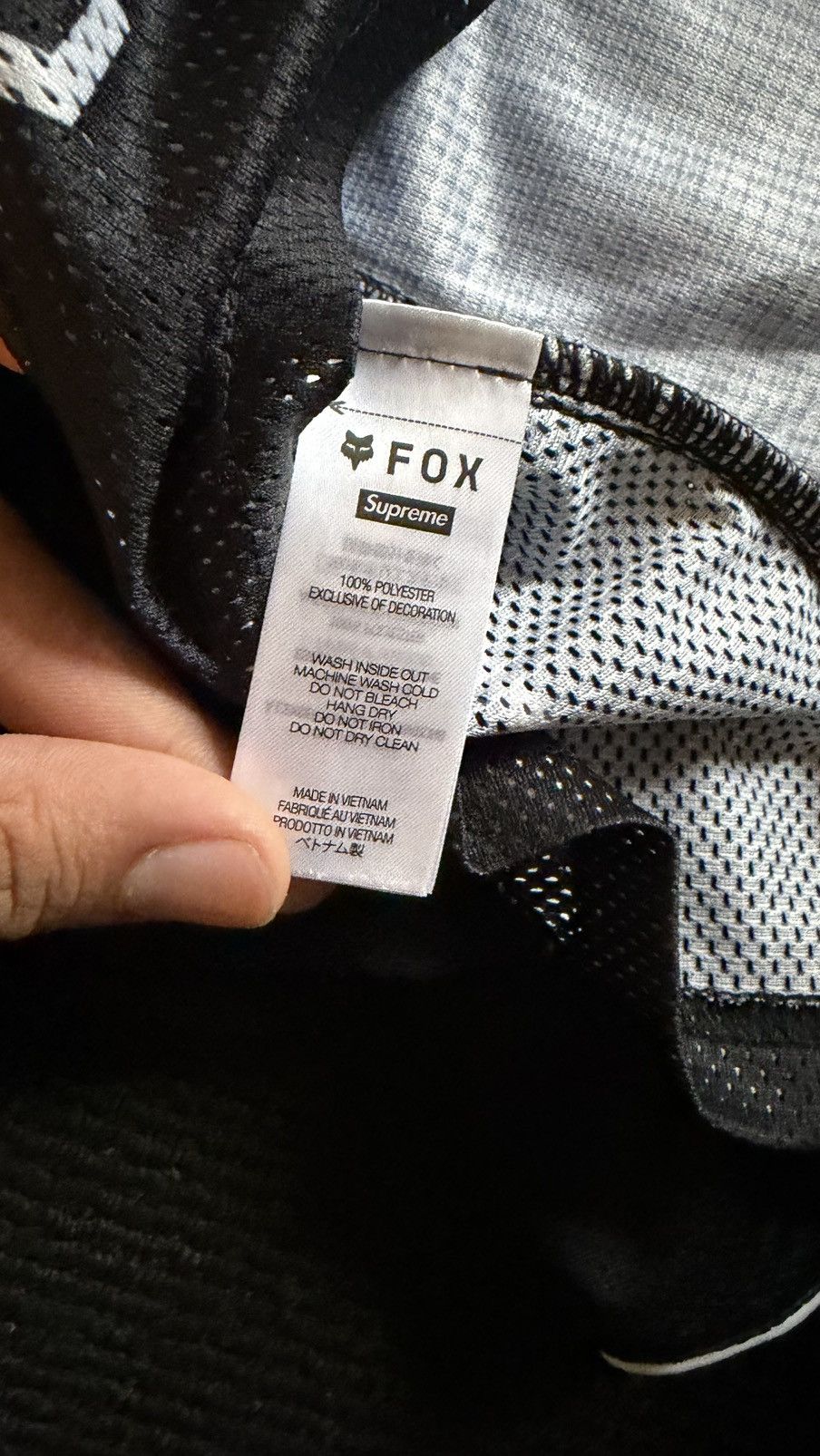 Fox Racing × Supreme FW23 Supreme fox racing jersey (Black) (M) Size US M / EU 48-50 / 2 - 10 Thumbnail