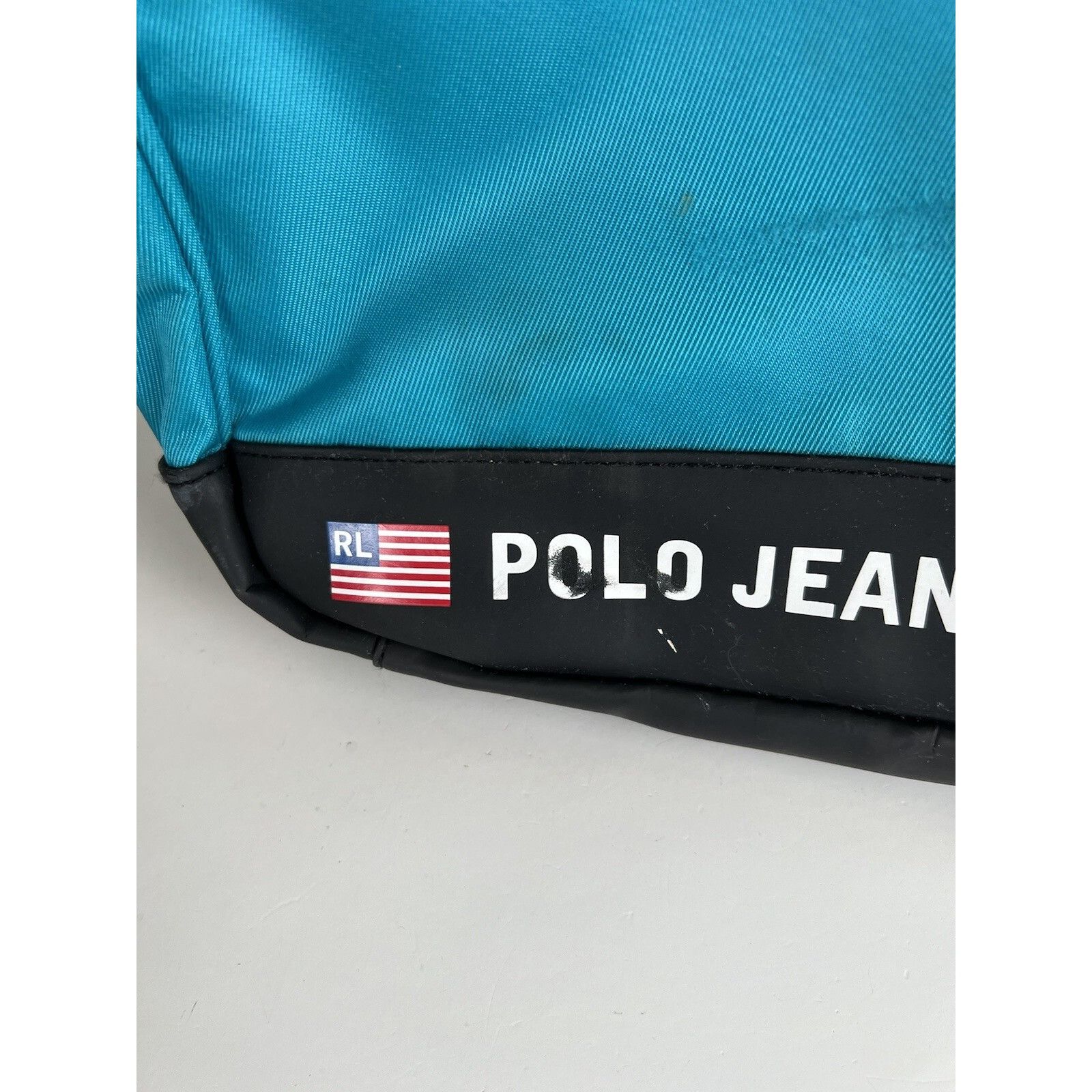 Polo Ralph Lauren Vintage Polo Jeans Co Ralph Lauren Tote Bag 90s Teal Light Size ONE SIZE - 4 Thumbnail