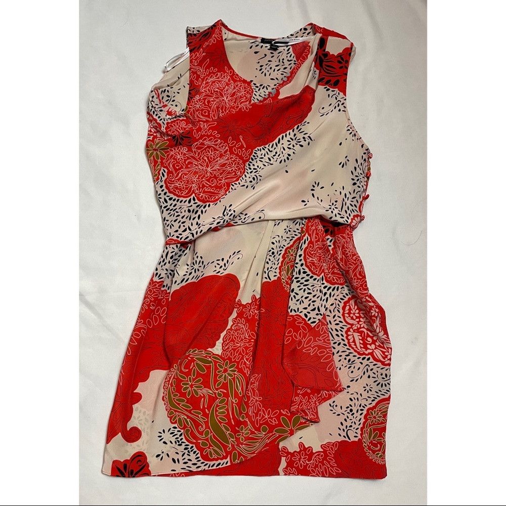 Other JULIE DILLON Silk Draped Crêpe de Chine Sheath Dress Size 10 Size L / US 10 / IT 46 - 6 Thumbnail