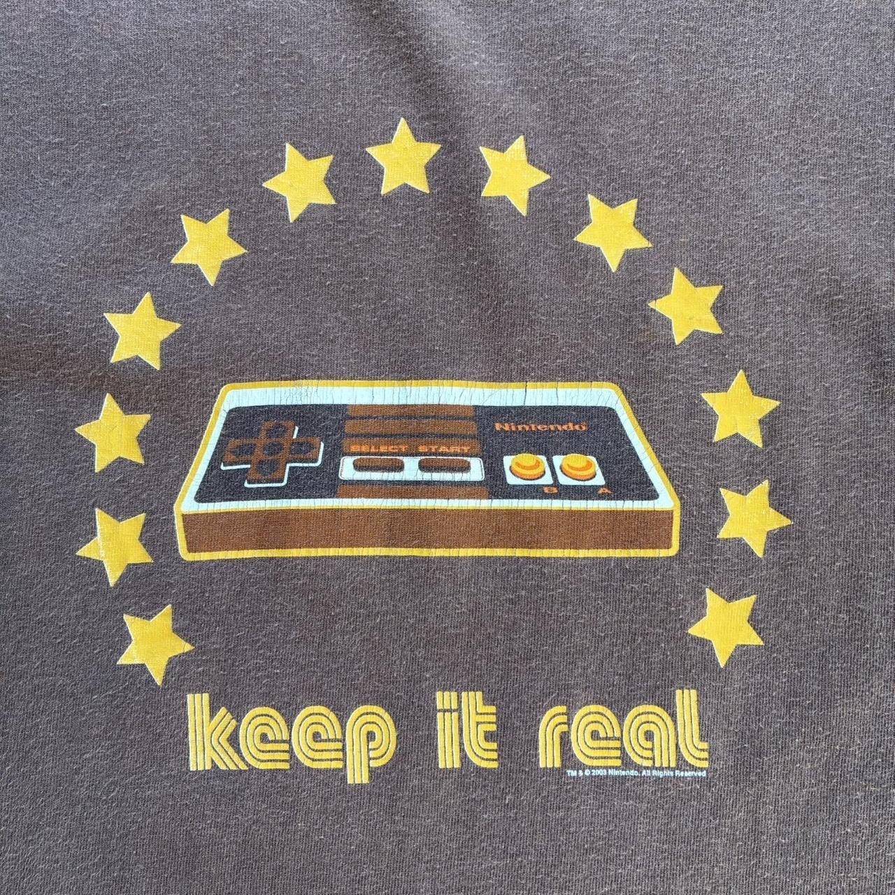 Nintendo Vintage 2003 Nintendo keep it real t-shirt Size US M / EU 48-50 / 2 - 3 Thumbnail