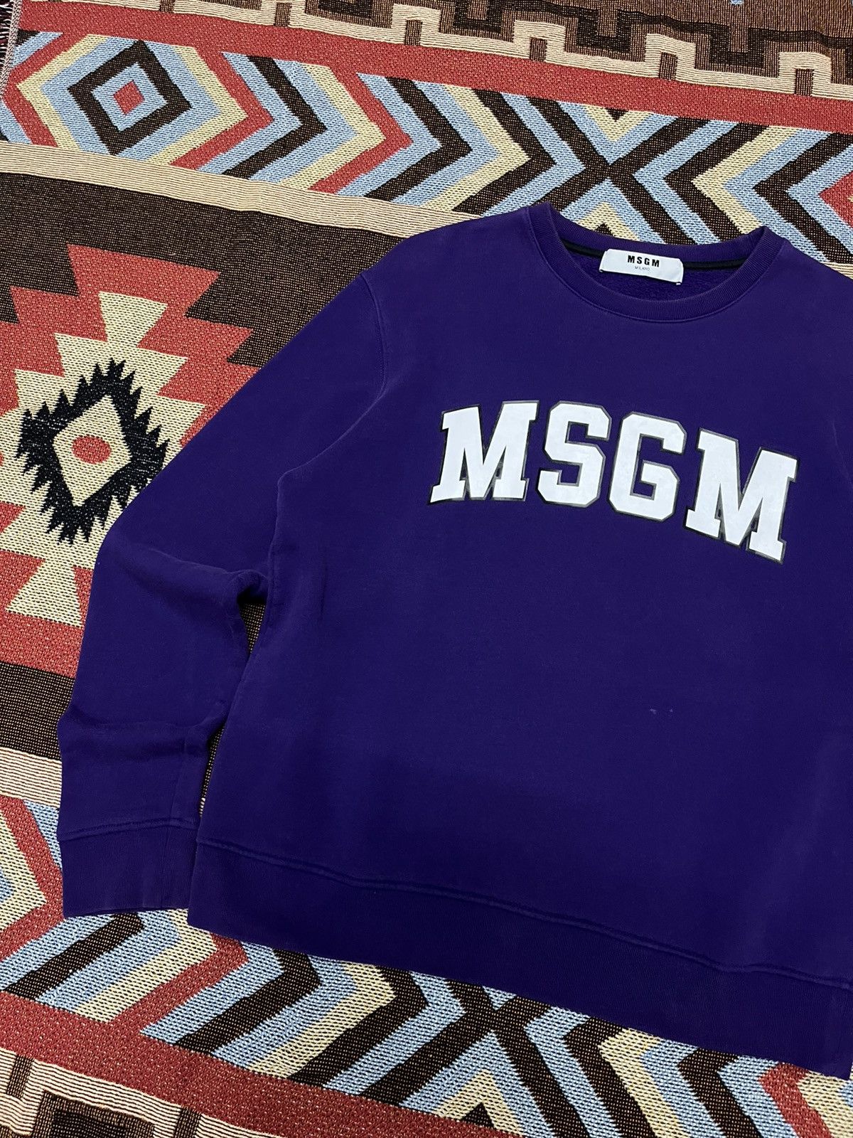 MSGM MSGM crewneck logo-print sweatshirt Size US S / EU 44-46 / 1 - 2 Thumbnail