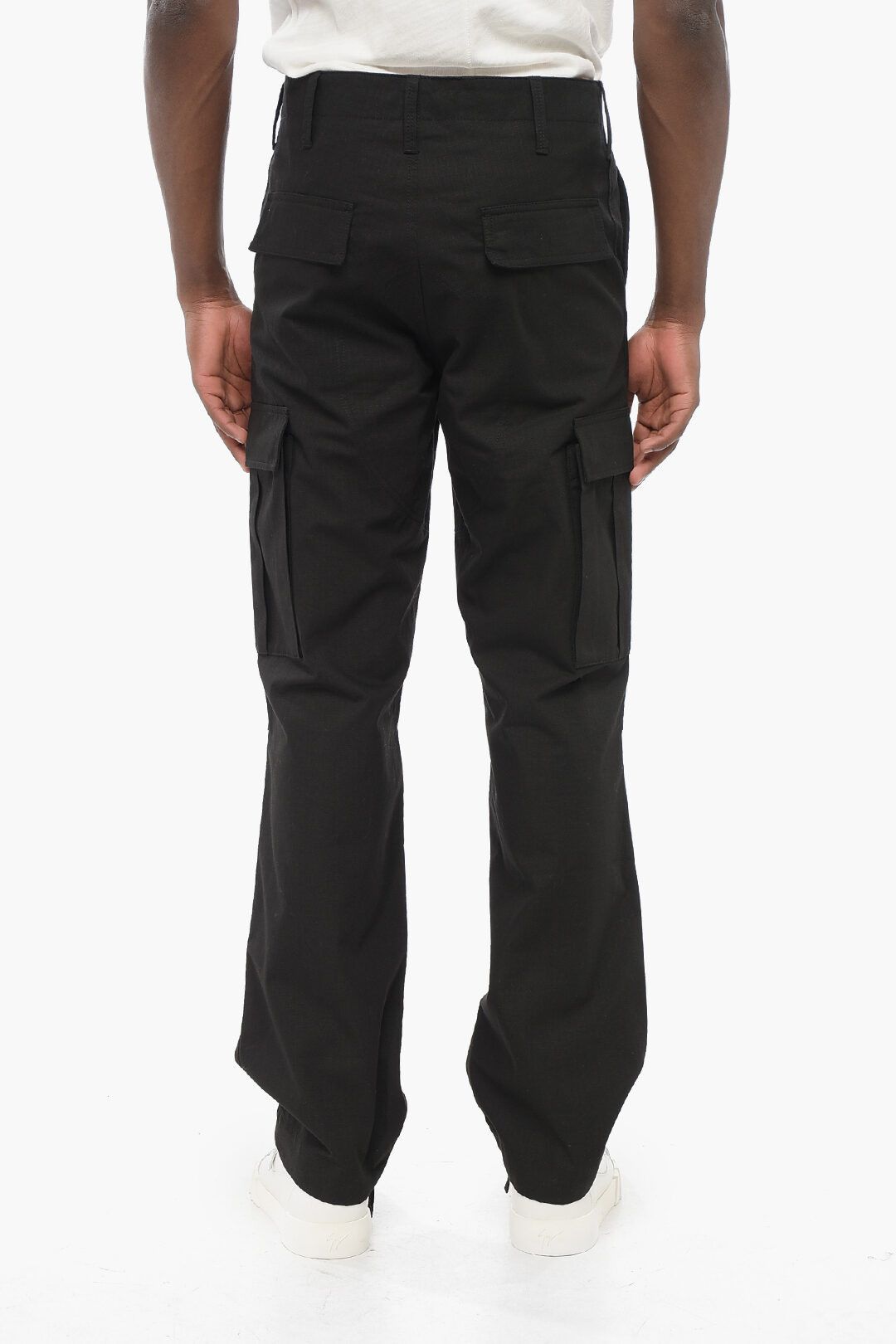 Dolce & Gabbana og1mm0825 Cotton Cargo Pant in Black Size US 34 / EU 50 - 4 Thumbnail