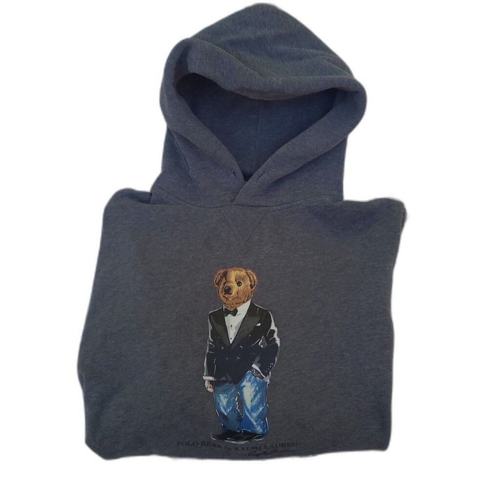 Polo Ralph Lauren Ralph Lauren Men’s Large Polo Bear Hoodie Sweatshirt Jacket Size US M / EU 48-50 / 2 - 1 Thumbnail