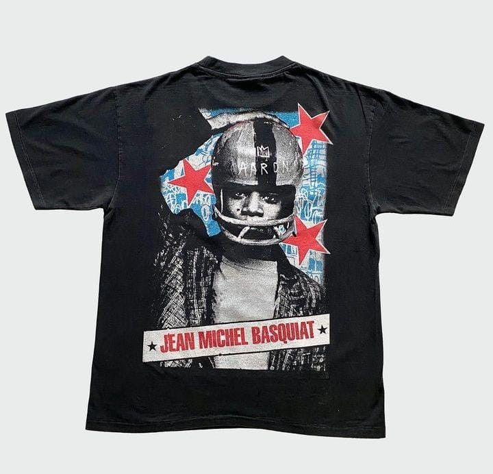 American Edition Super rare item Jean Michel Basquiat The thinker XXL Size US XXL / EU 58 / 5 - 3 Thumbnail