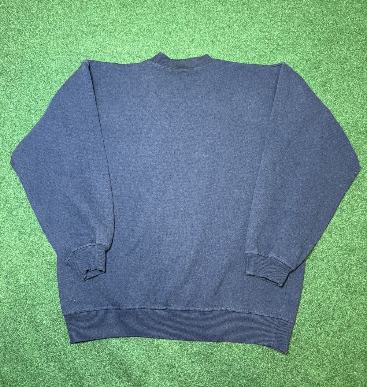 Bugle Boy × Vintage Vintage 90s Bugle Boy Co Navy Crewneck Sweatshirt Size US L / EU 52-54 / 3 - 4 Thumbnail