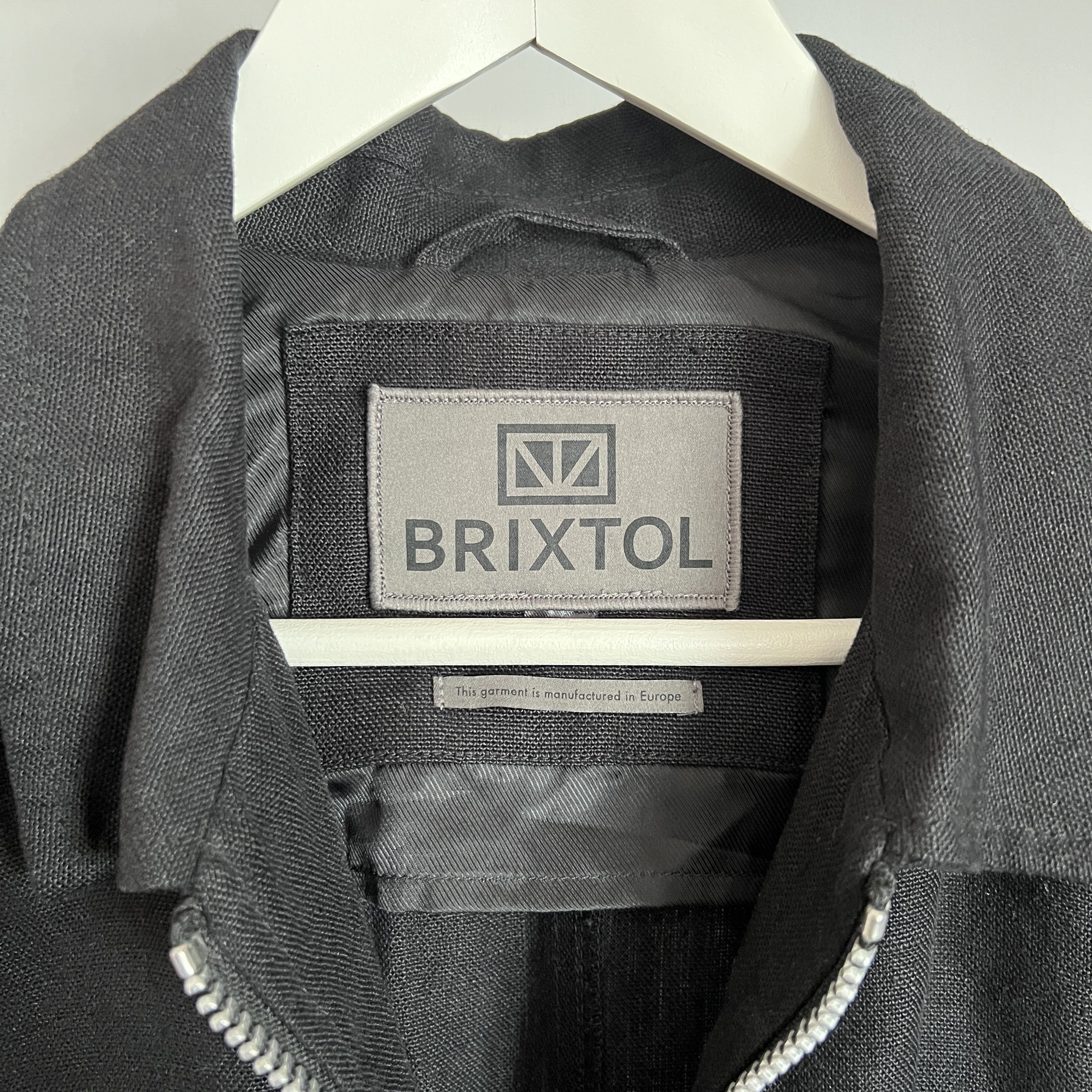 Brixtol Men's BRIXTOL 100% Linen Black Jacket Size M Size US M / EU 48-50 / 2 - 6 Thumbnail