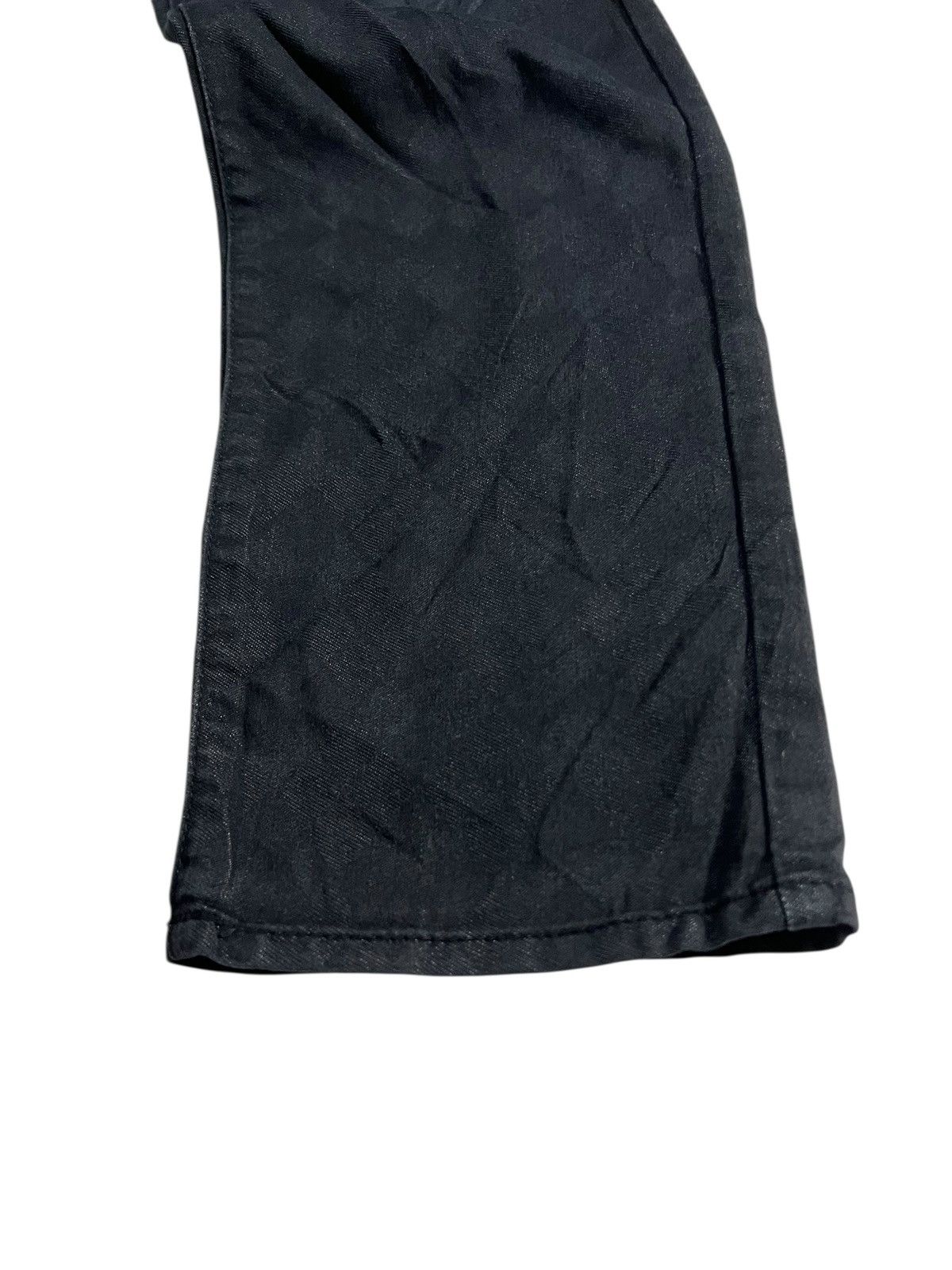 semanticdesign Semantic Design Black Punk Denim Pants Size US 33 - 9 Thumbnail
