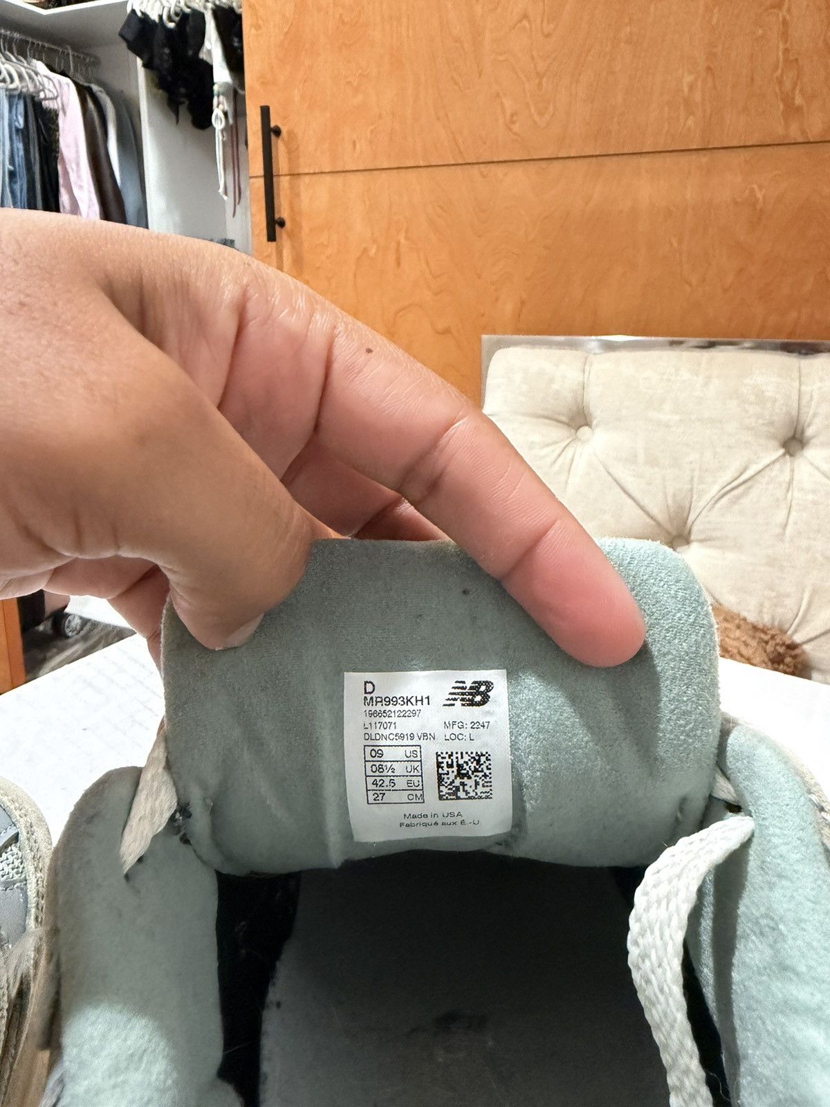 Kith × New Balance New Balance X Kith 993 pistachio made in USA Size US 9 / EU 42 - 9 Thumbnail