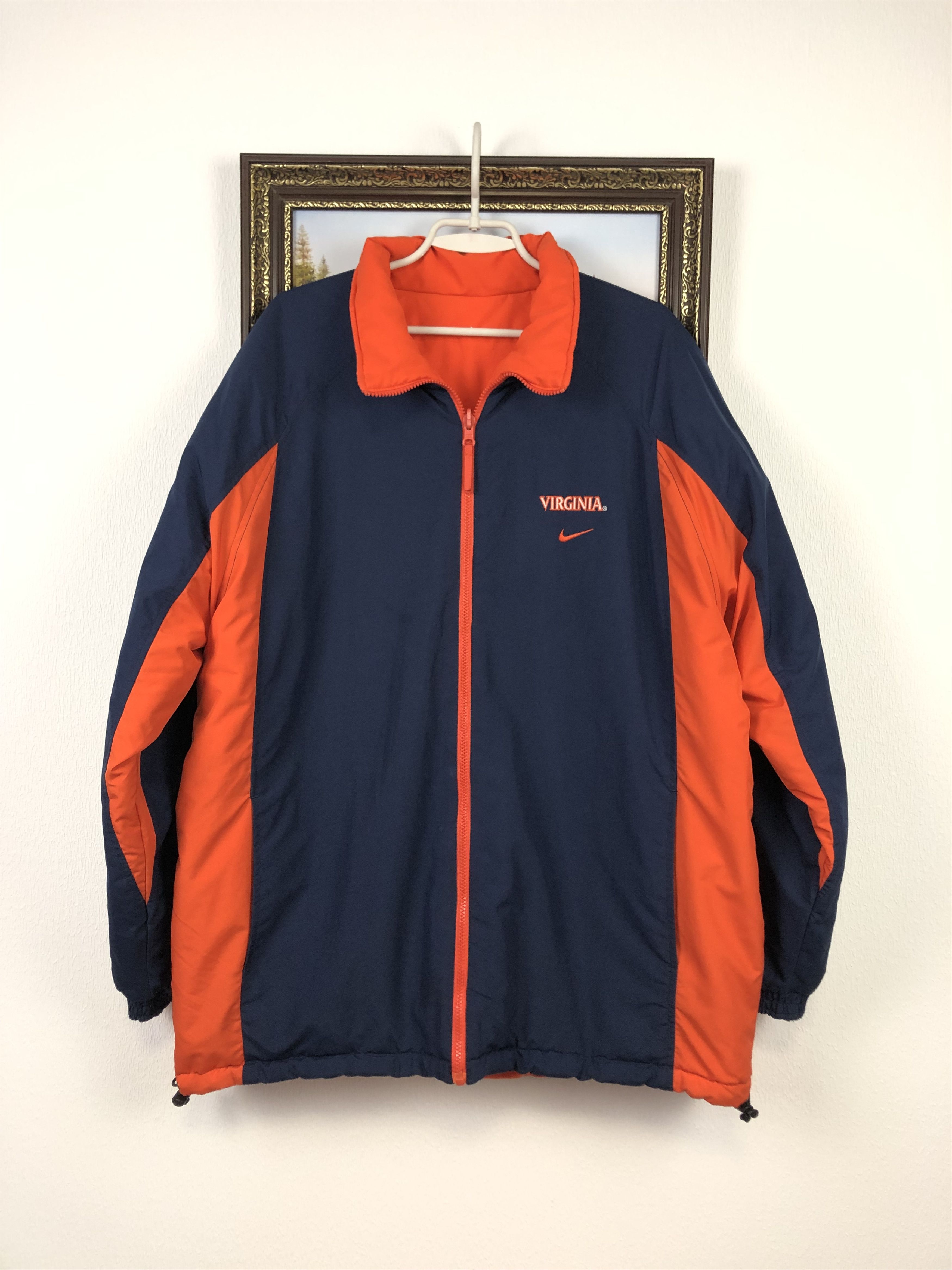 Virginia Cavaliers 90's Jacket Double Sided Rare Hype