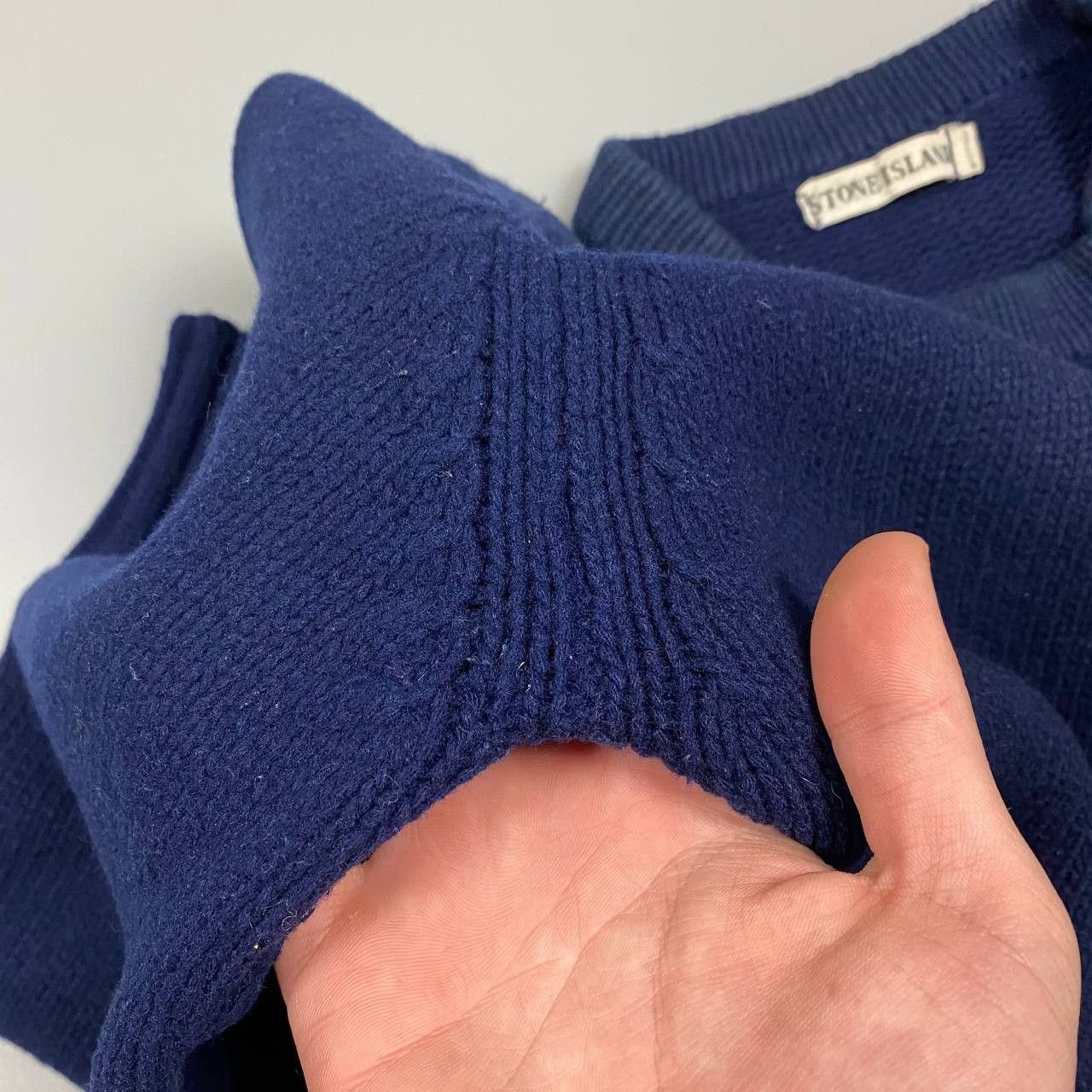 Stone Island Stone Island Vintage Rare Sweater Wool Large 1999 Size US XL / EU 56 / 4 - 8 Thumbnail