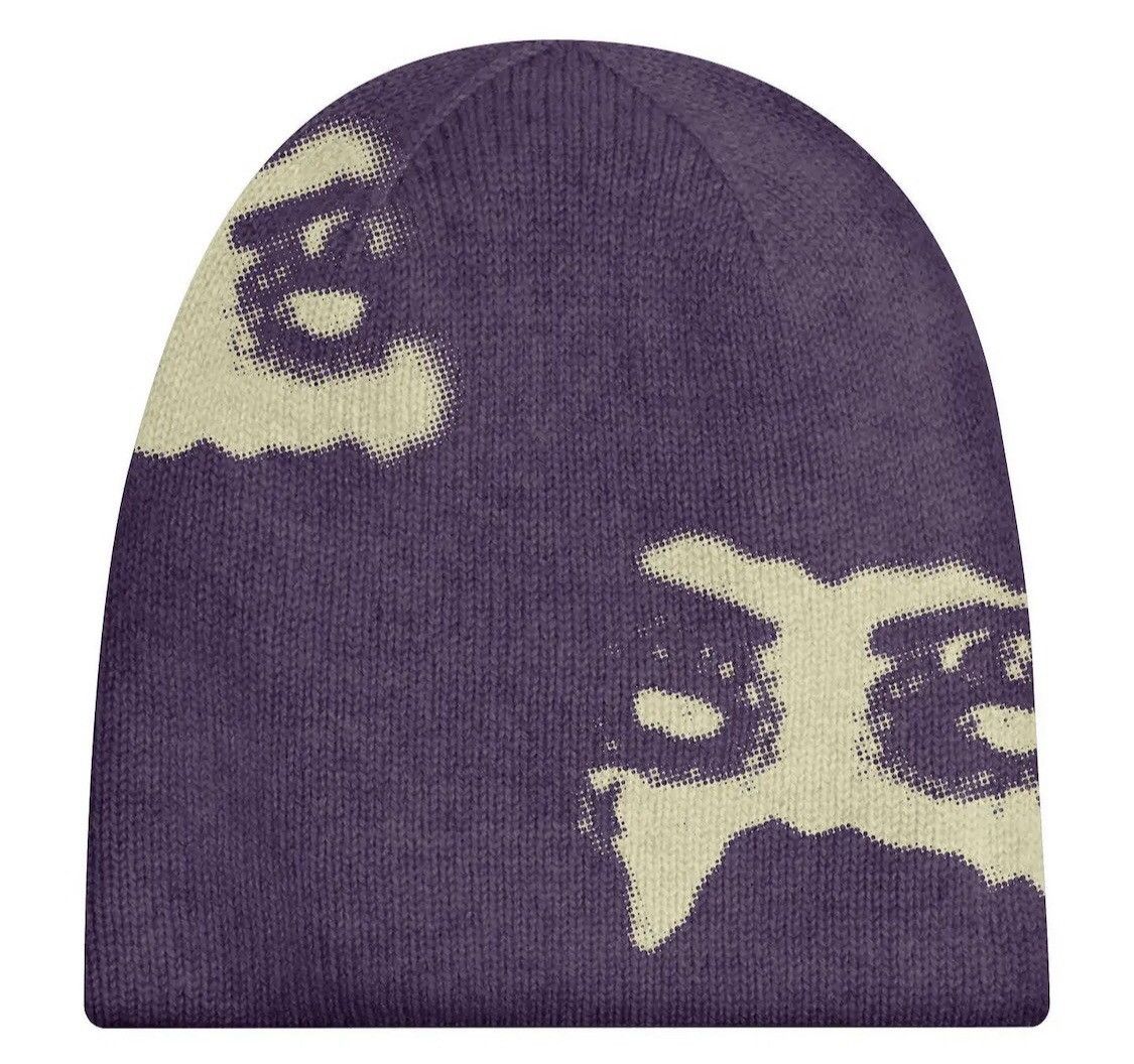 Japanese Brand Y2K Eyes Beanie Hat Size ONE SIZE - 2 Thumbnail